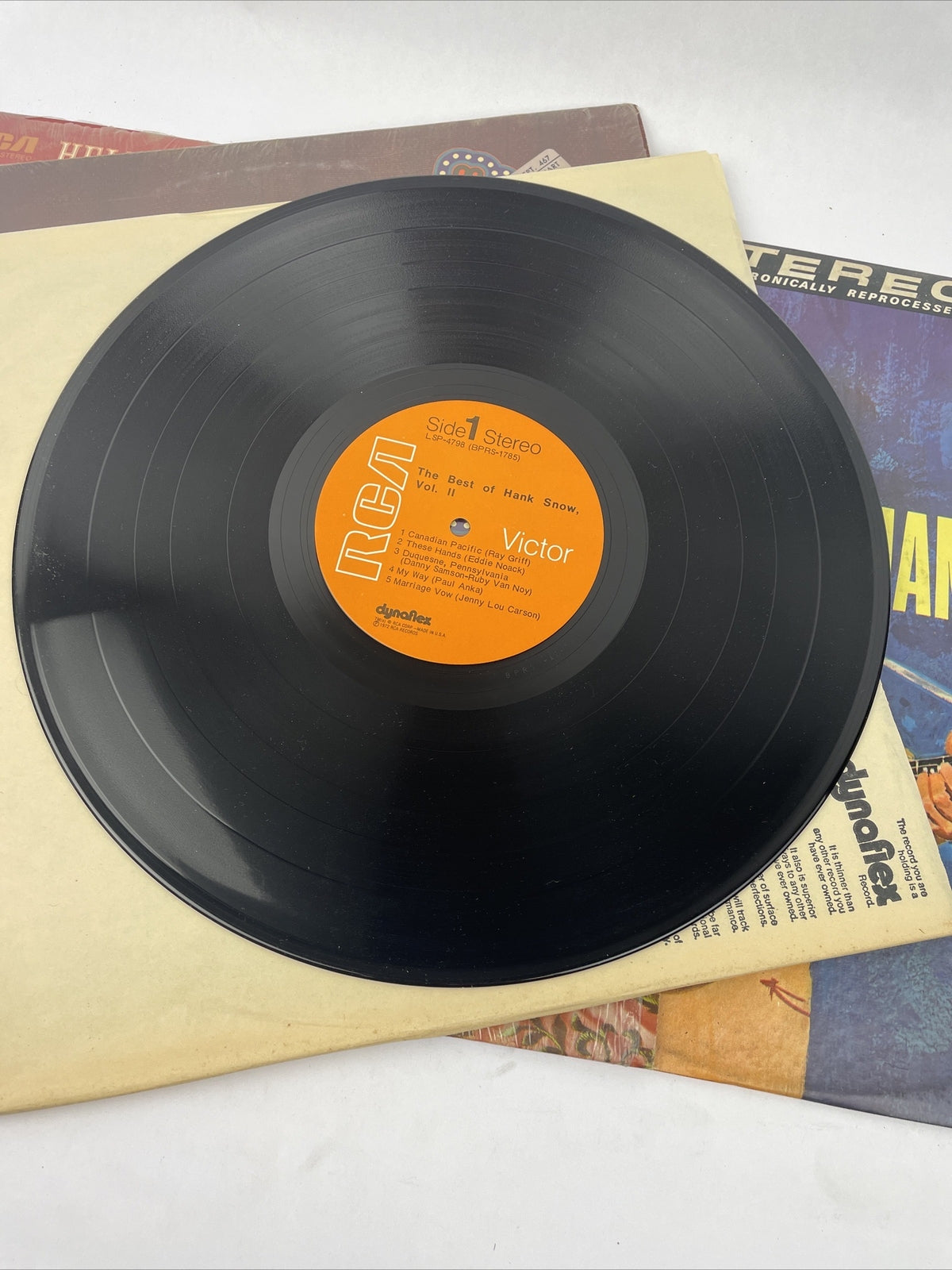 3 x HANK SNOW - THE ONE AND ONLY - HELLO LOVE - The Best Of H.S. LP Vinyl Record