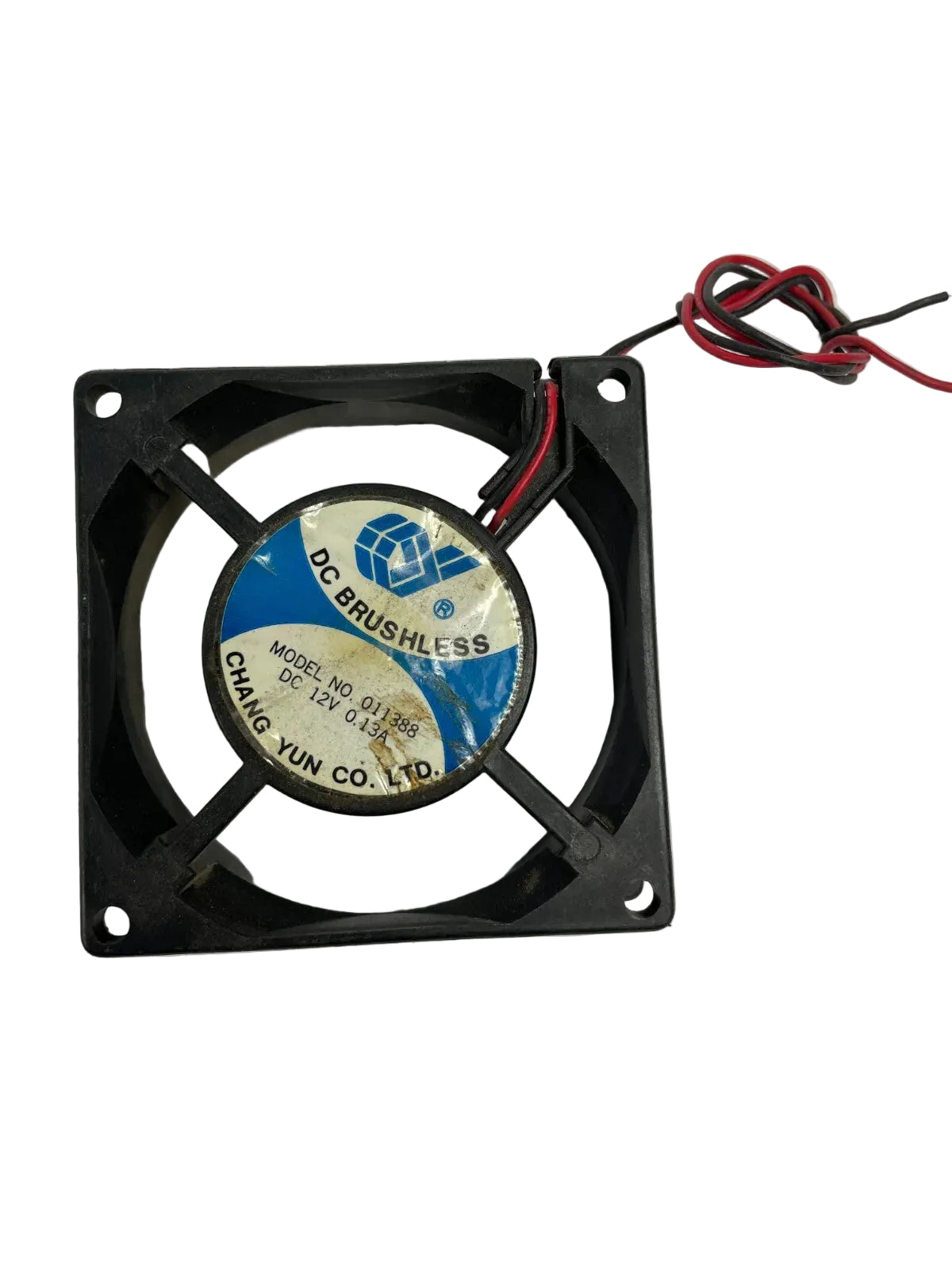DC Brushless 011388 Chang Yun Co LTD DC 12/V 2 - Wire CPU Cooling Fan