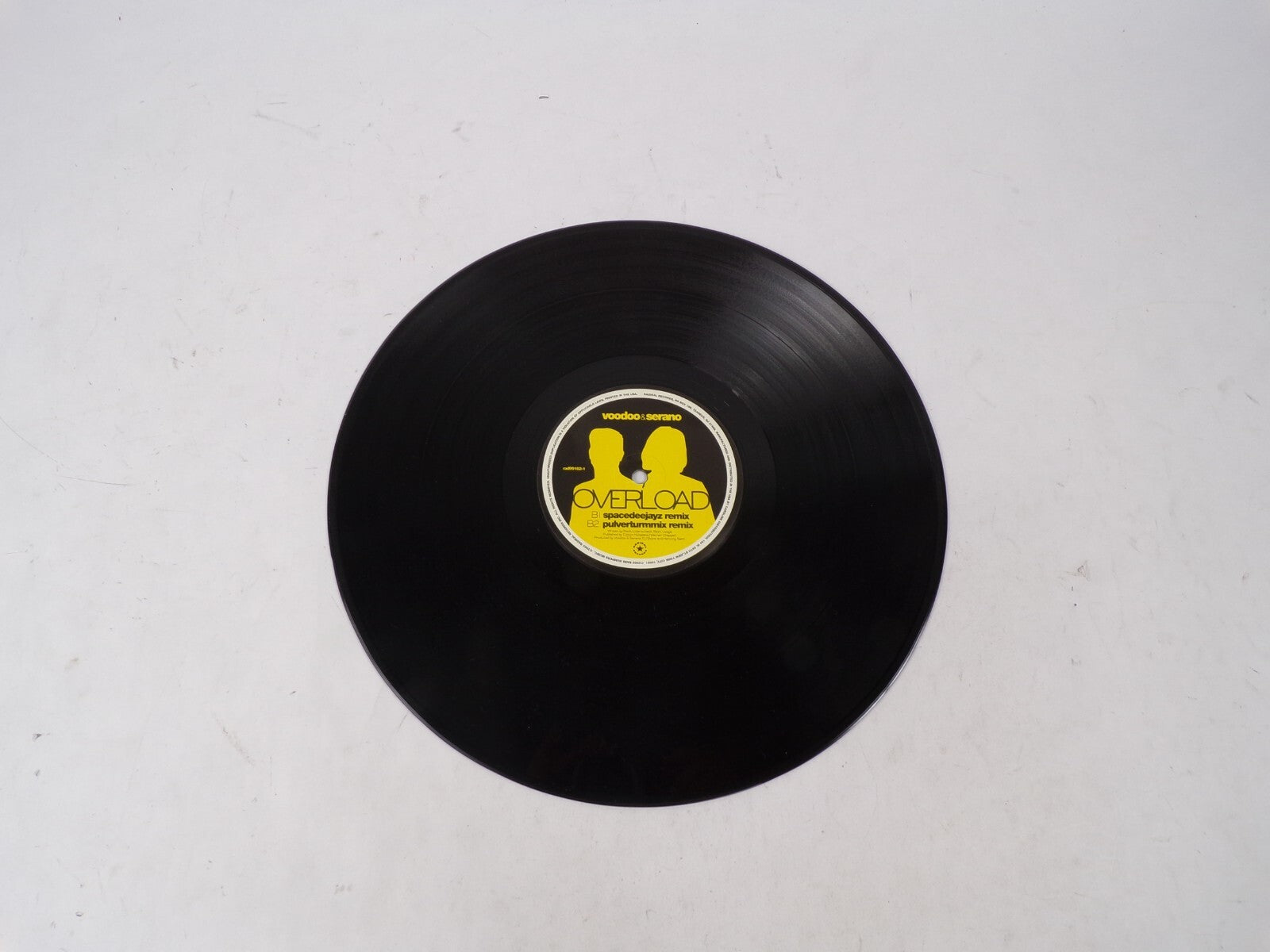 Voodoo & Serano Overload Club Mix Instrumental Pulverturmmix Remix Vinyl Record