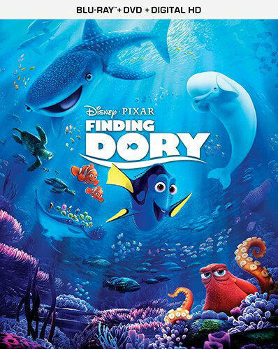 Disney Pixar " Finding Dory " Blu-Ray DVD and Bonus Disc Mint Discs Guaranteed