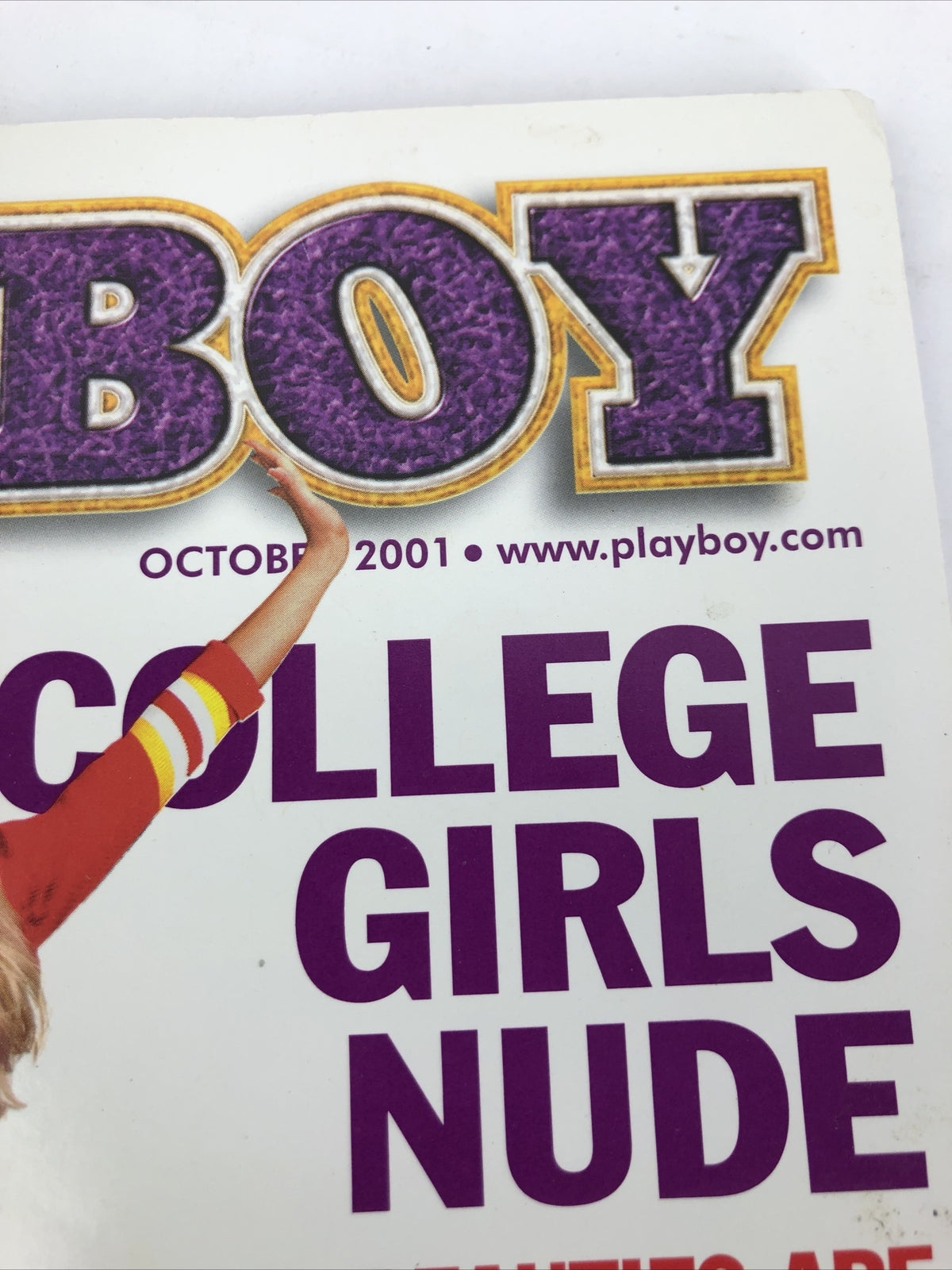 Playboy magazine October 2001 Stephanie Heinrich Girls of SEC VGC LOOK