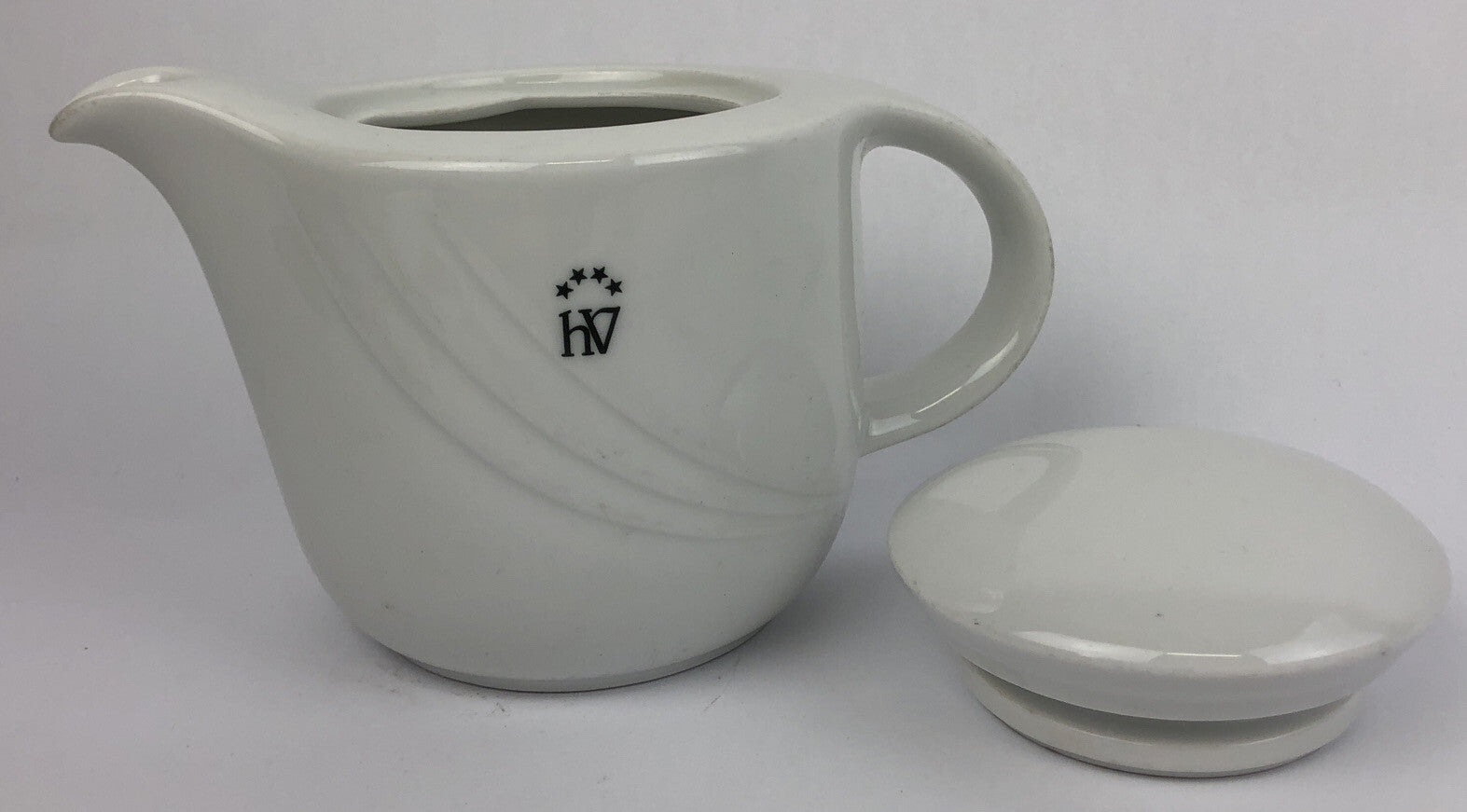 Vintage Schonwald Made in Germany #9388 Small Porcelain Teapot 4.5” * HV Logo