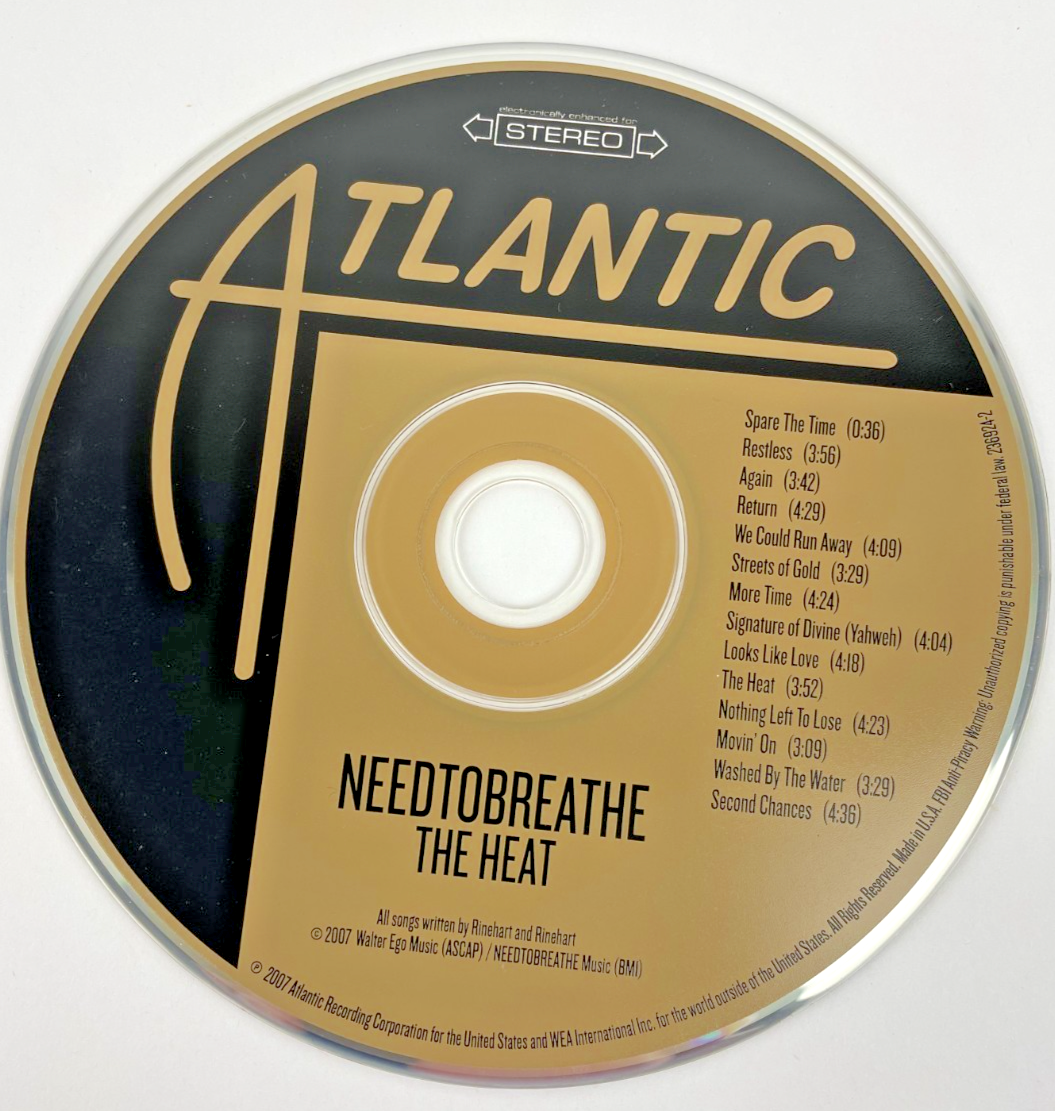 Needtobreathe The Heat Digital Audio CD Atlantic Records– 2007