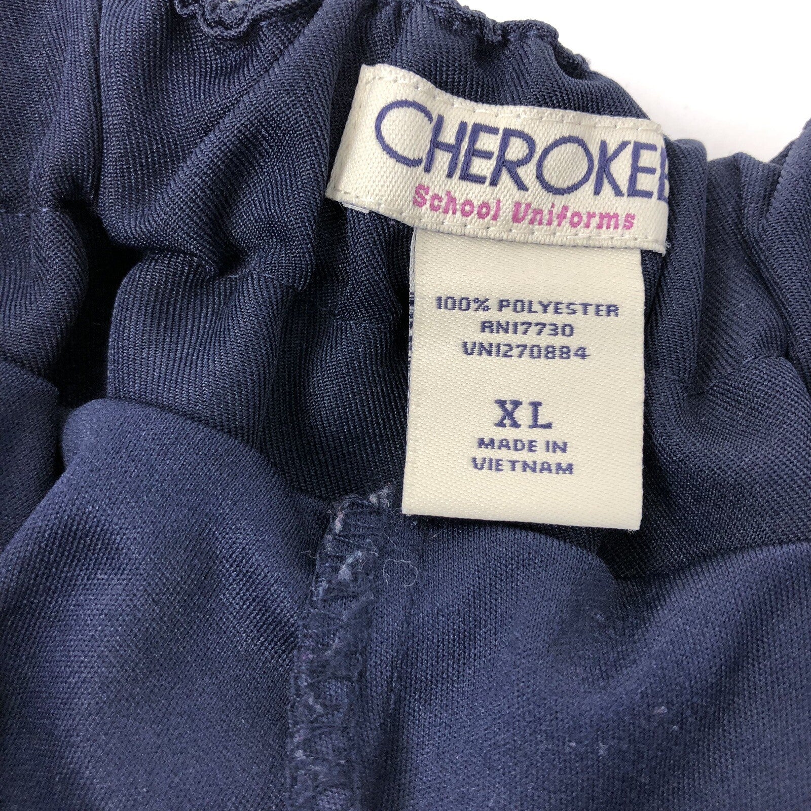 6 X GIRLS CHEROKEE SCHOOL UNIFORM / SKIRT / SKORT / SIZE XL- NAVY BLUE