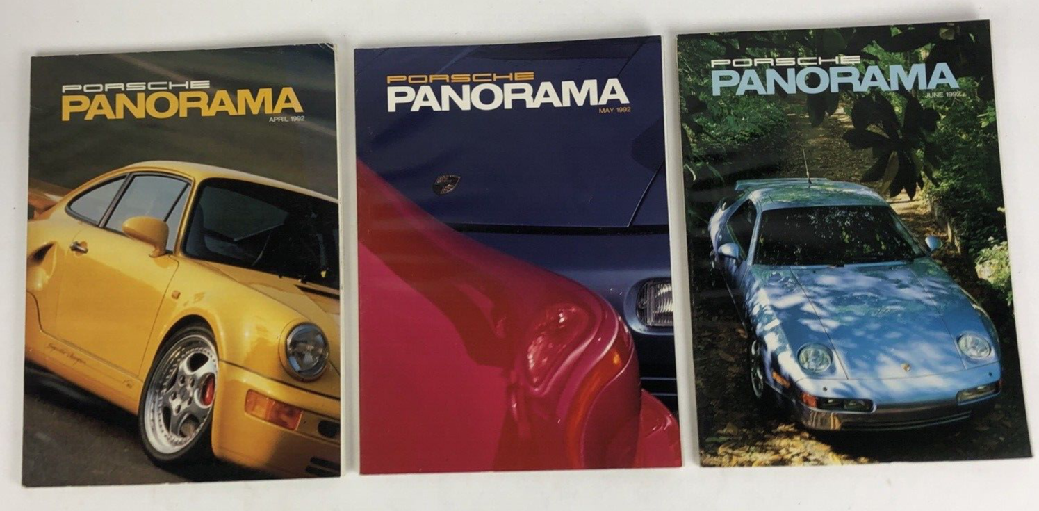 Porsche Club of America Panorama Magazine LOT - 12 issues 1992 Complete LOOK