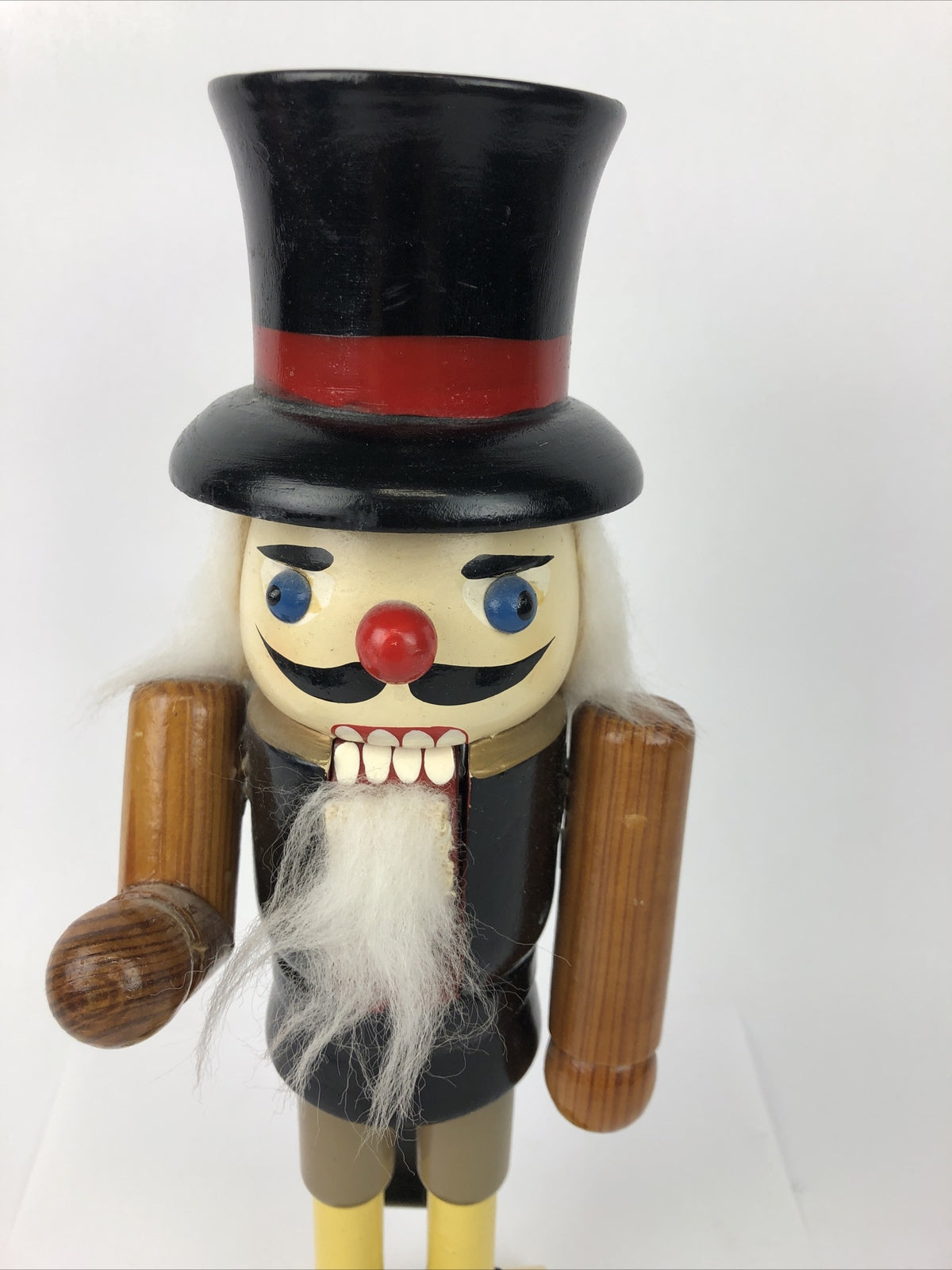 11" Wooden Nutcracker Soldier Drum Figures Model Doll Christmas Ornament Gift
