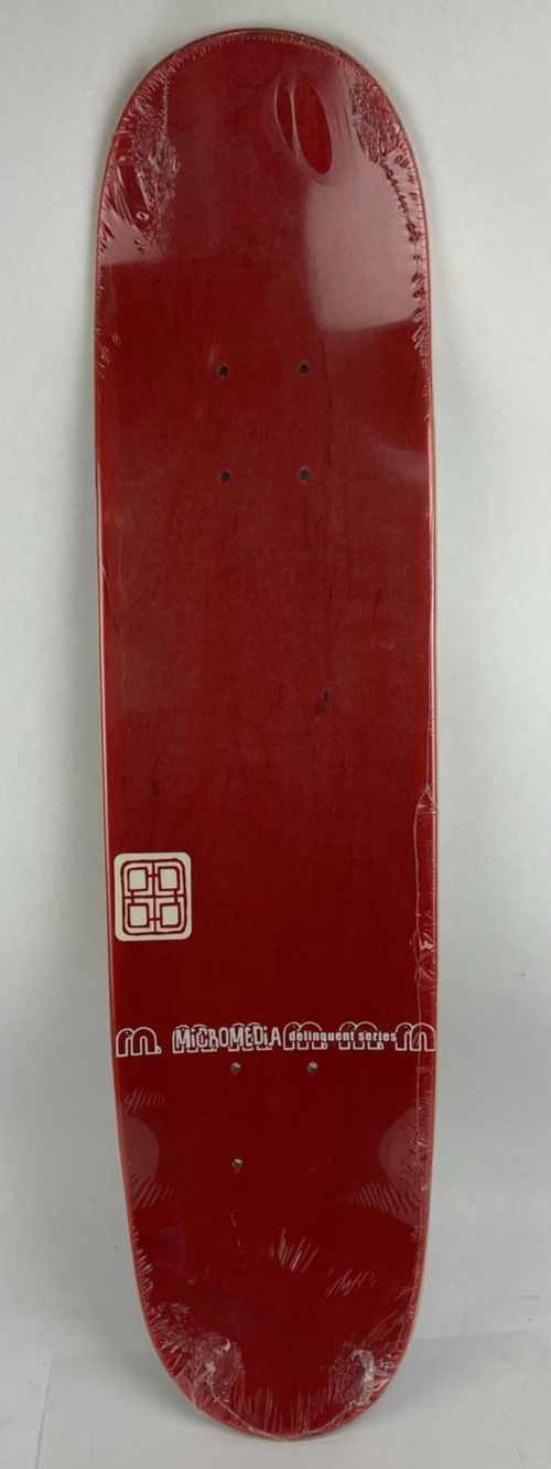 Media Micromedia Skateboards Mini Skateboard Deck Jake Stewart Delinquent