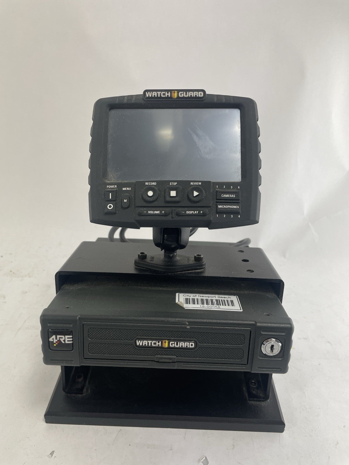 WatchGuard 4RE DVR  Display -Locked No Key No AC Adapter