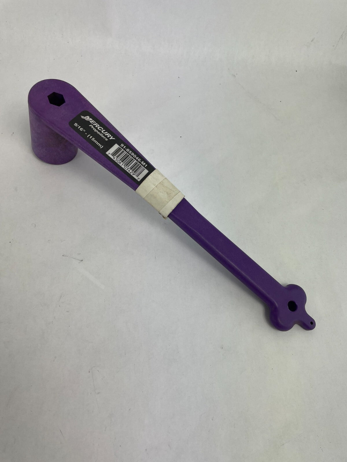 Mercury 91-859046-M1 floating propeller wrench 15mm 9/16 inch OEM marine service tool for outboard motors