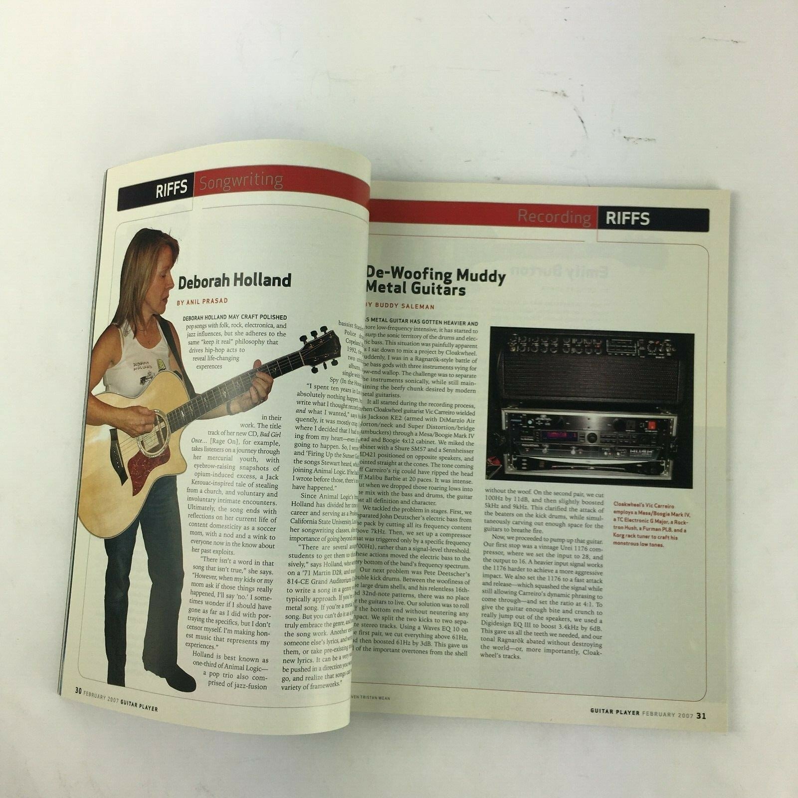 February 2007 Guitar Player Magazine 101 Forgotten Greats Unsung Heroes! Tommy