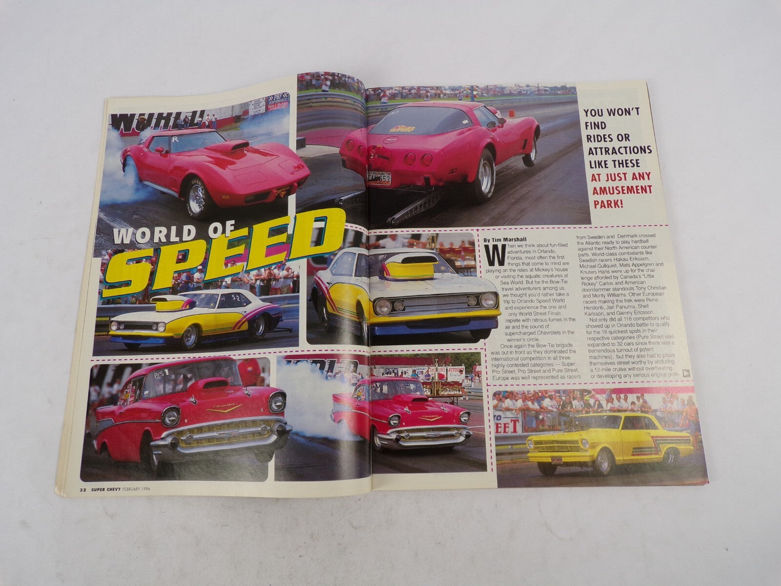January 1996 Muscle Machines Magazine Awesome! 7&8-Seconds Street Machines Heads