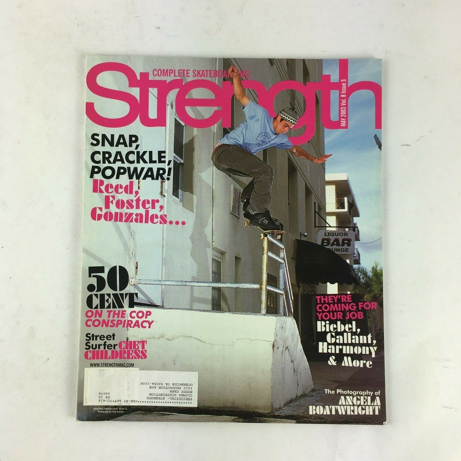 May 2003 Strength Skateboard Magazine Snap Crackle Popwar! Angela Boatwright