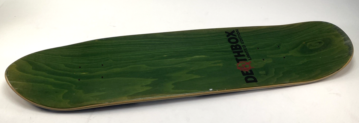 Death Box Skateboards Limited Edition 100% SKATEBOARDER Shaped Deck 32.5" x 9"