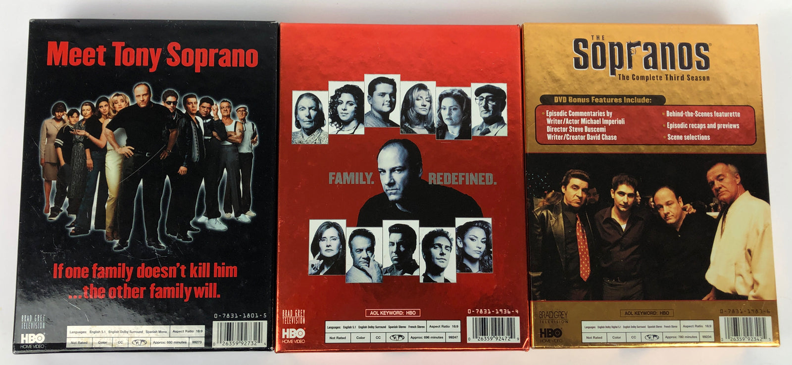 The Sopranos DVD Lot - Seasons 1, 2 and 3 - Box Set - VGC Guaranteed to Play