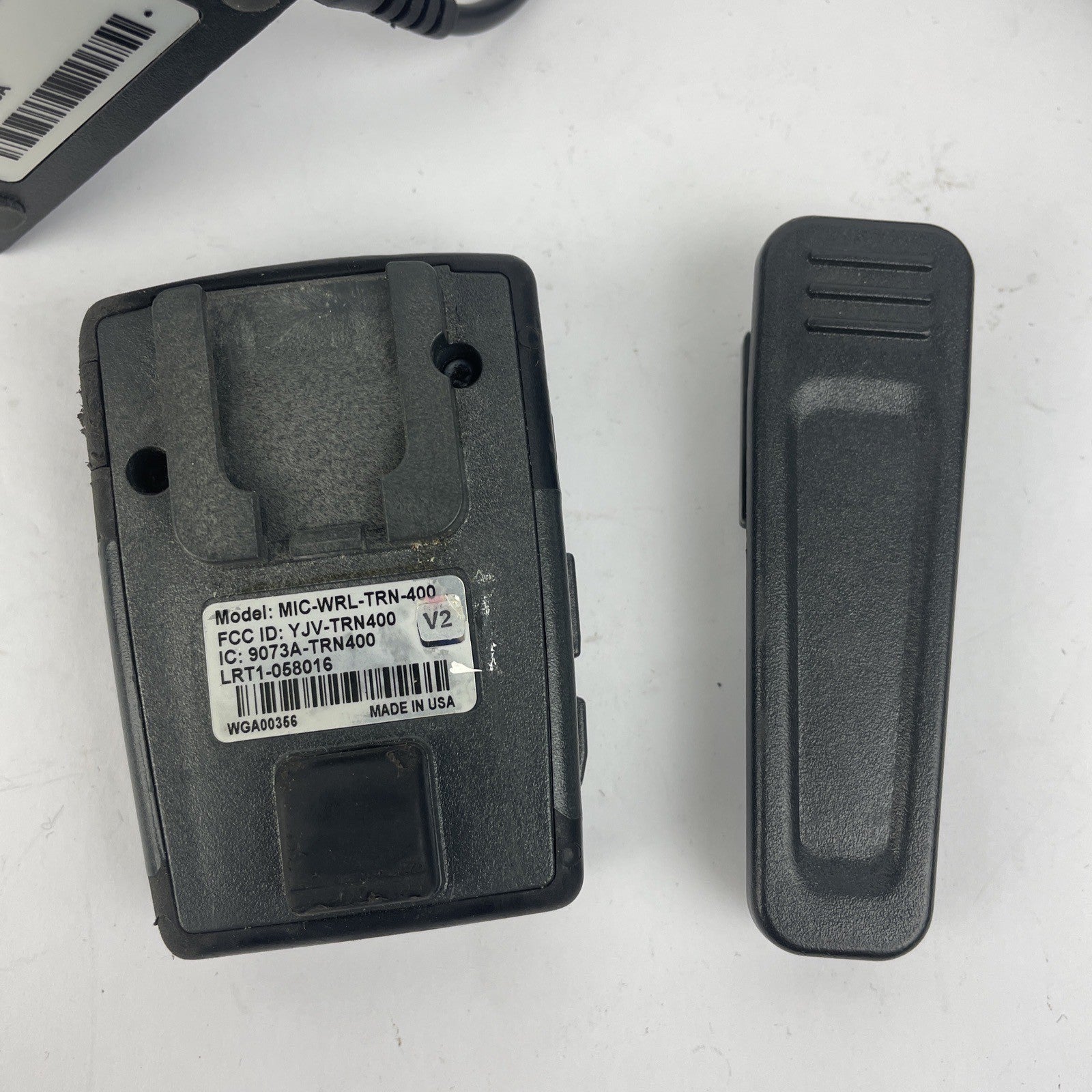 Watch Guard Wireless Microphone with Charger MIC-WRL-TRN-400 + MIC-WRL-DTC-400