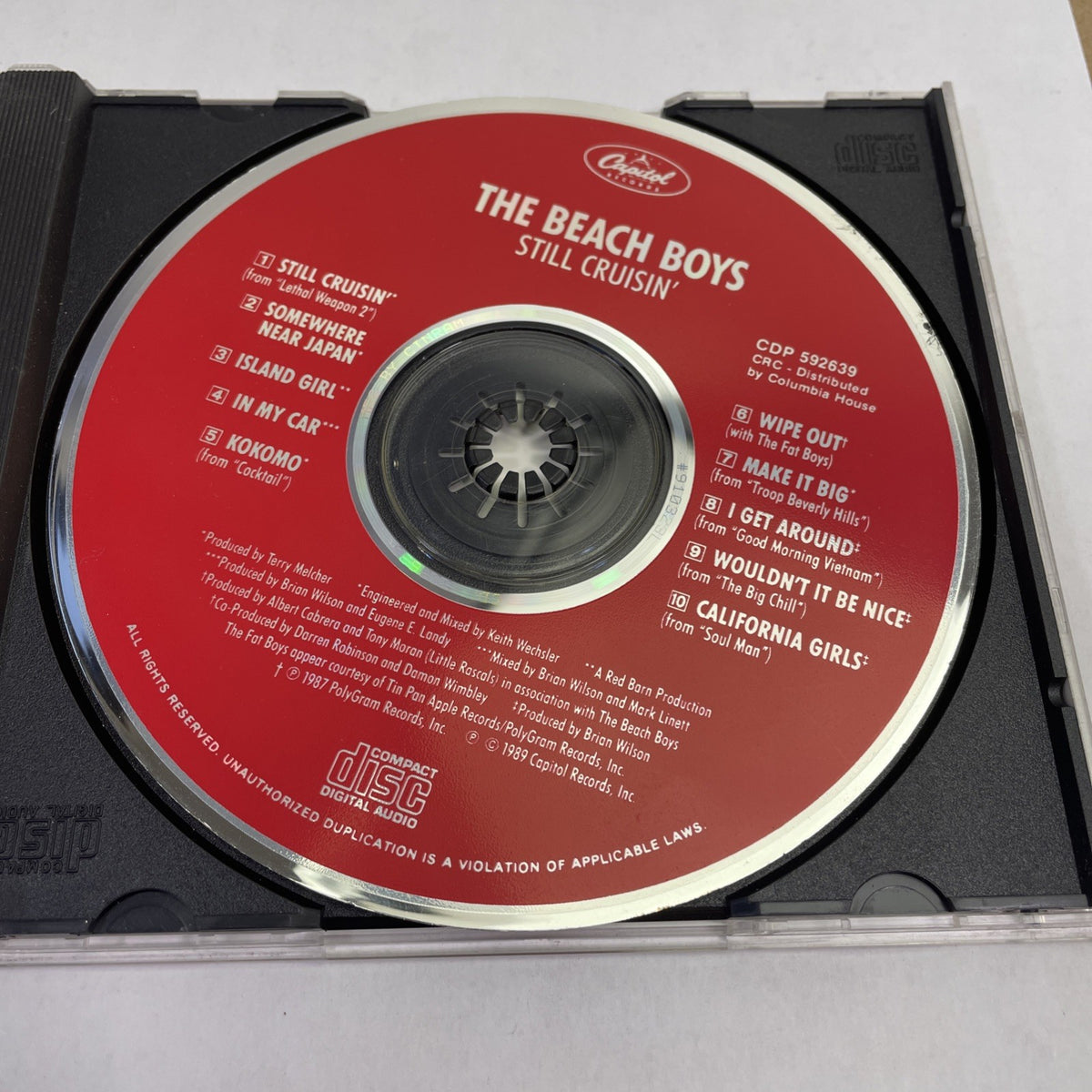 THE BEACH BOYS - STILL CRUISIN' Digital Audio CD 1989 Capitol Records 10 Tracks