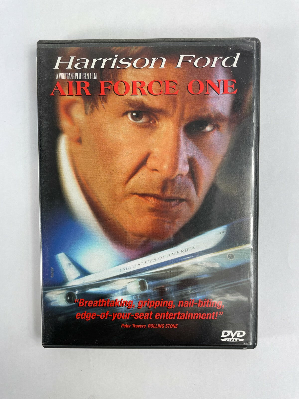 Harrison Ford " Air Force One "  DVD Movie by Wolfgang Peterson - Mint Disc 