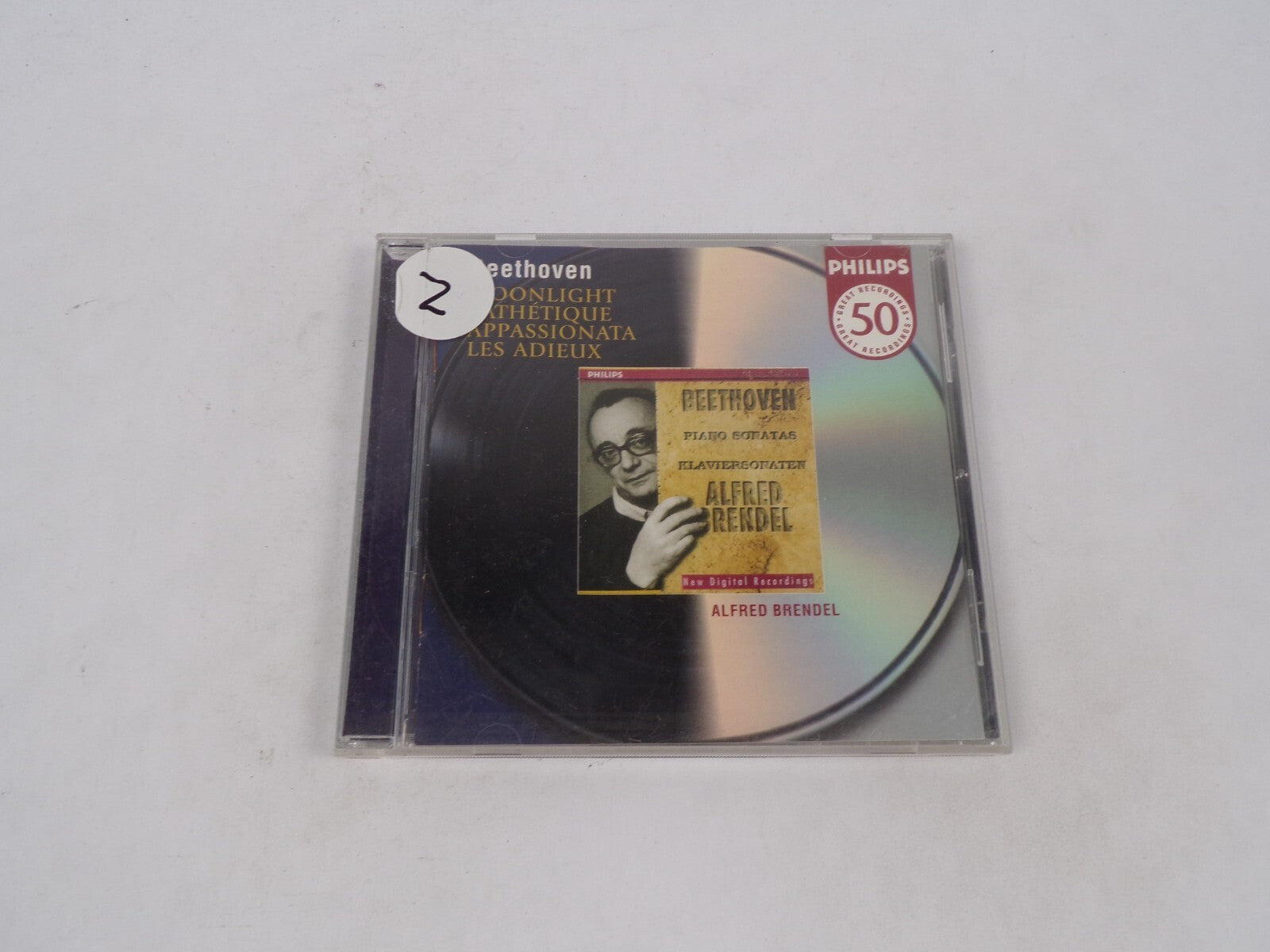 Ludwig Van Beethoven Alfred Brendel Piano Sonatas Moonlight CD#71