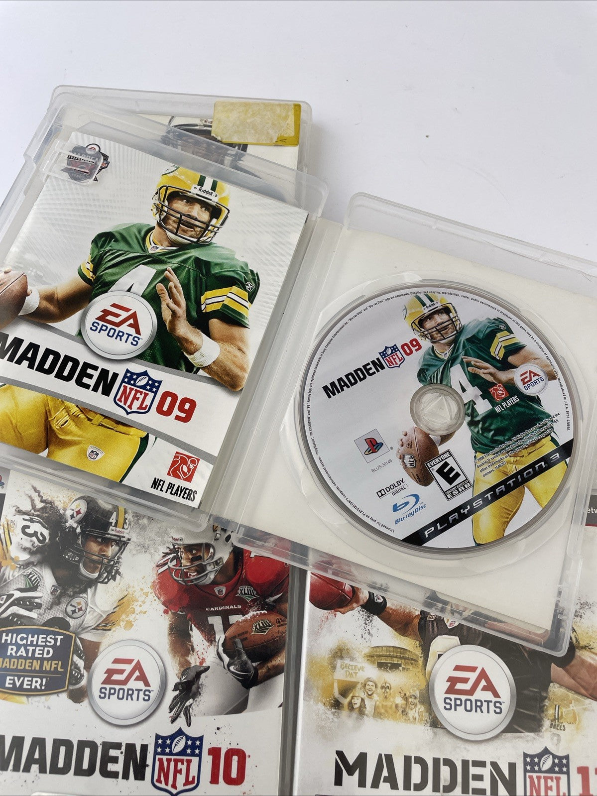 Madden PlayStation PS3 Video Games, Madden NFL 8, 9, 10. 11 - Guaranteed to Work