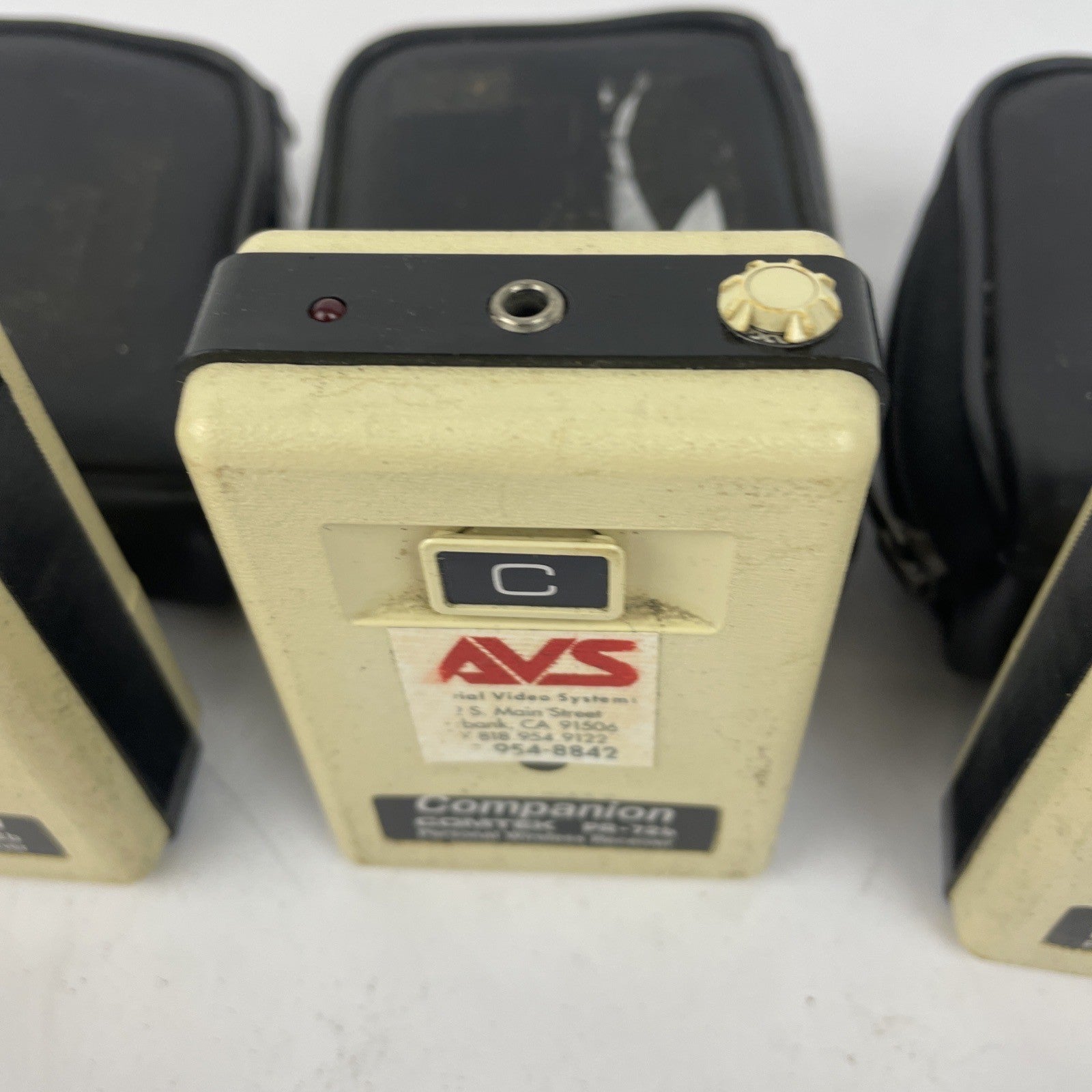5 x Comtek PR-72b Personal Receiver Zipper Case Belt Clip PR 72b Comtek Receiver