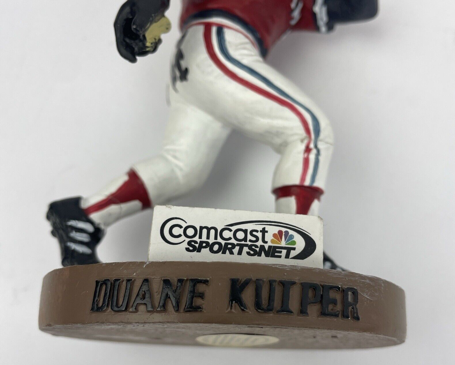 Cleveland Indians Guardians SF Giants Duane Kuiper Bobblehead Signed Broken Bat