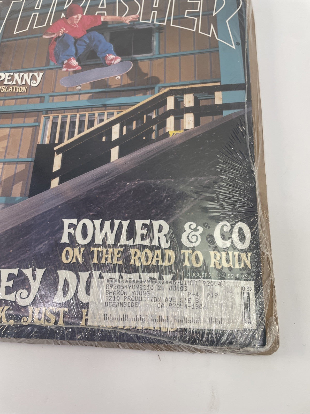 Thrasher Skateboard Magazine August 2002 Tom Penny Cover - Talib Kweli