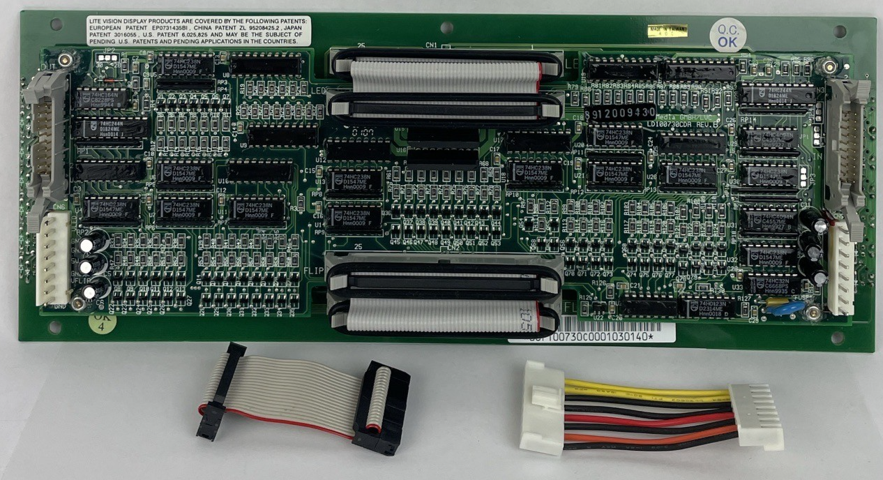LITE VISION Products Display Assembly Flip Disc Display Module 12" x 4.75" LOOK