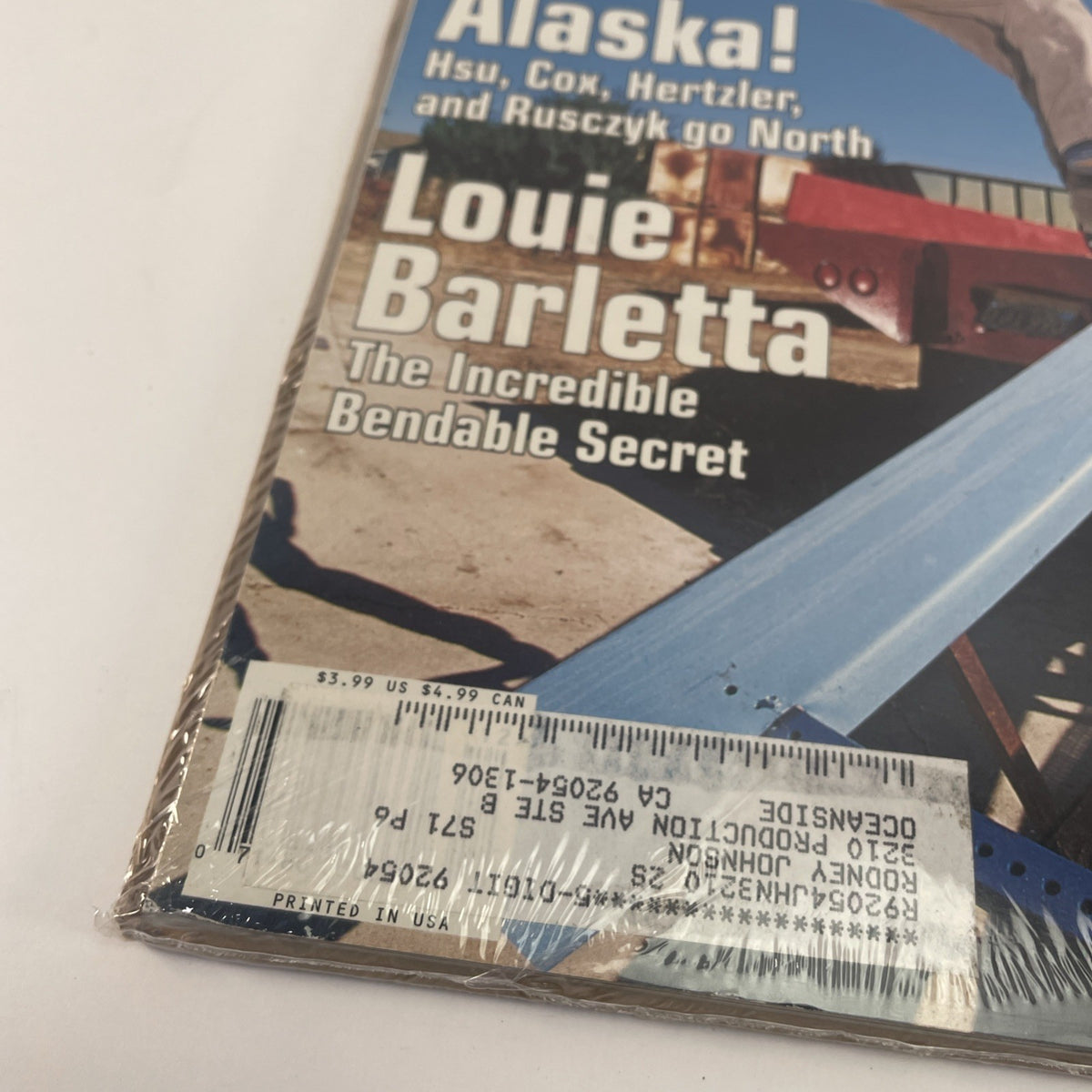 Slap Magazine December 2000 Issue Louie Barletta Cover Skateboarding Alaska VGC