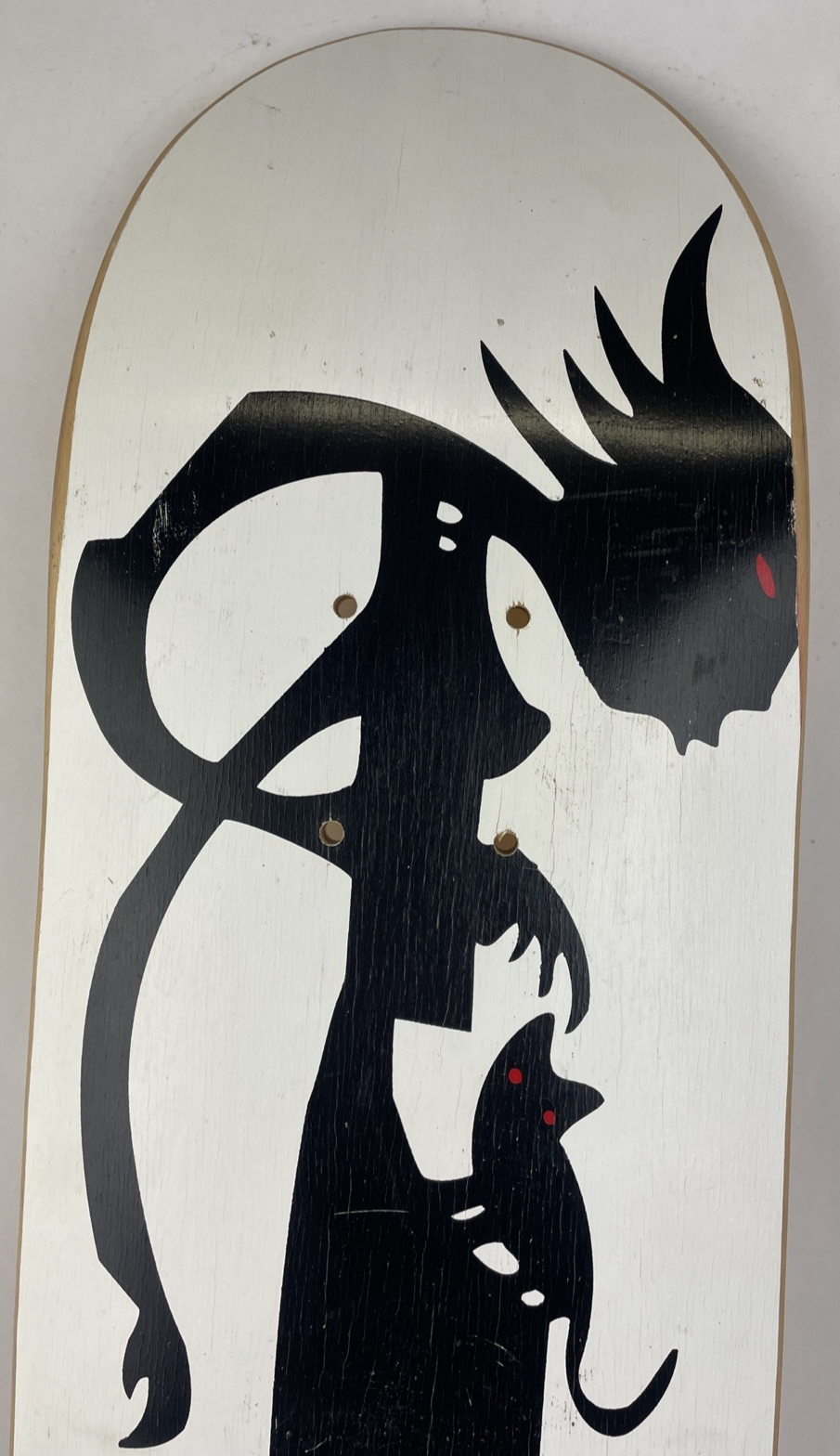 Vintage Cliche Skateboards " Roland Gueissaz " Pro Model Skateboard Deck 7.3"
