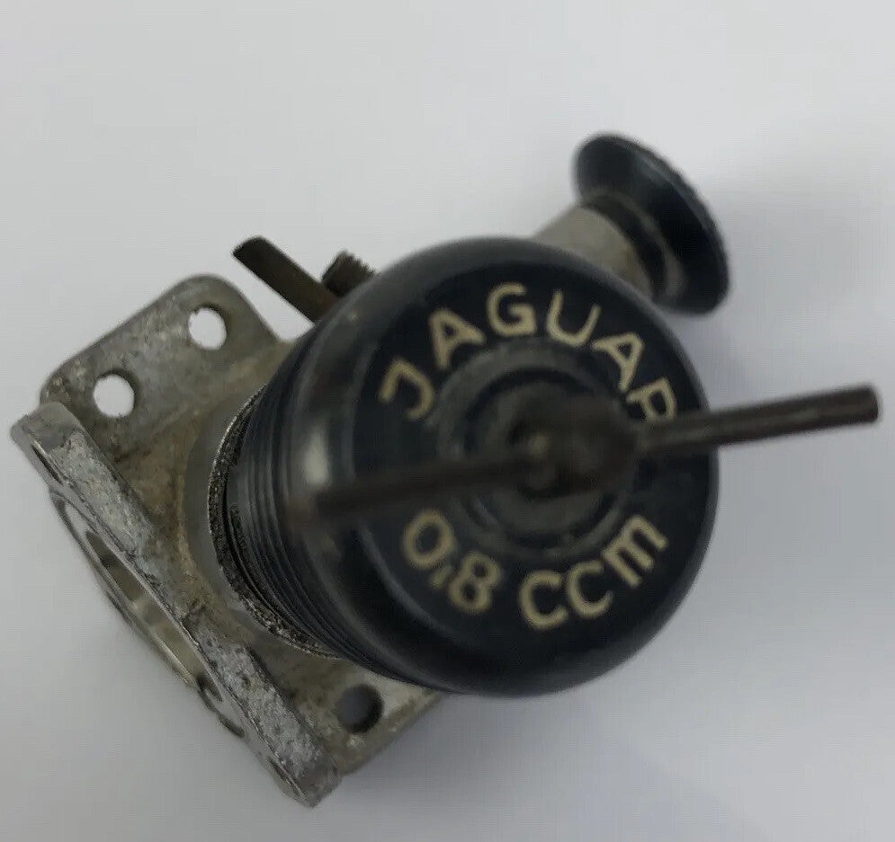 Vintage Jaguar 0.8 ccm Diesel Gas Line Control Model Airplane Engine as-is