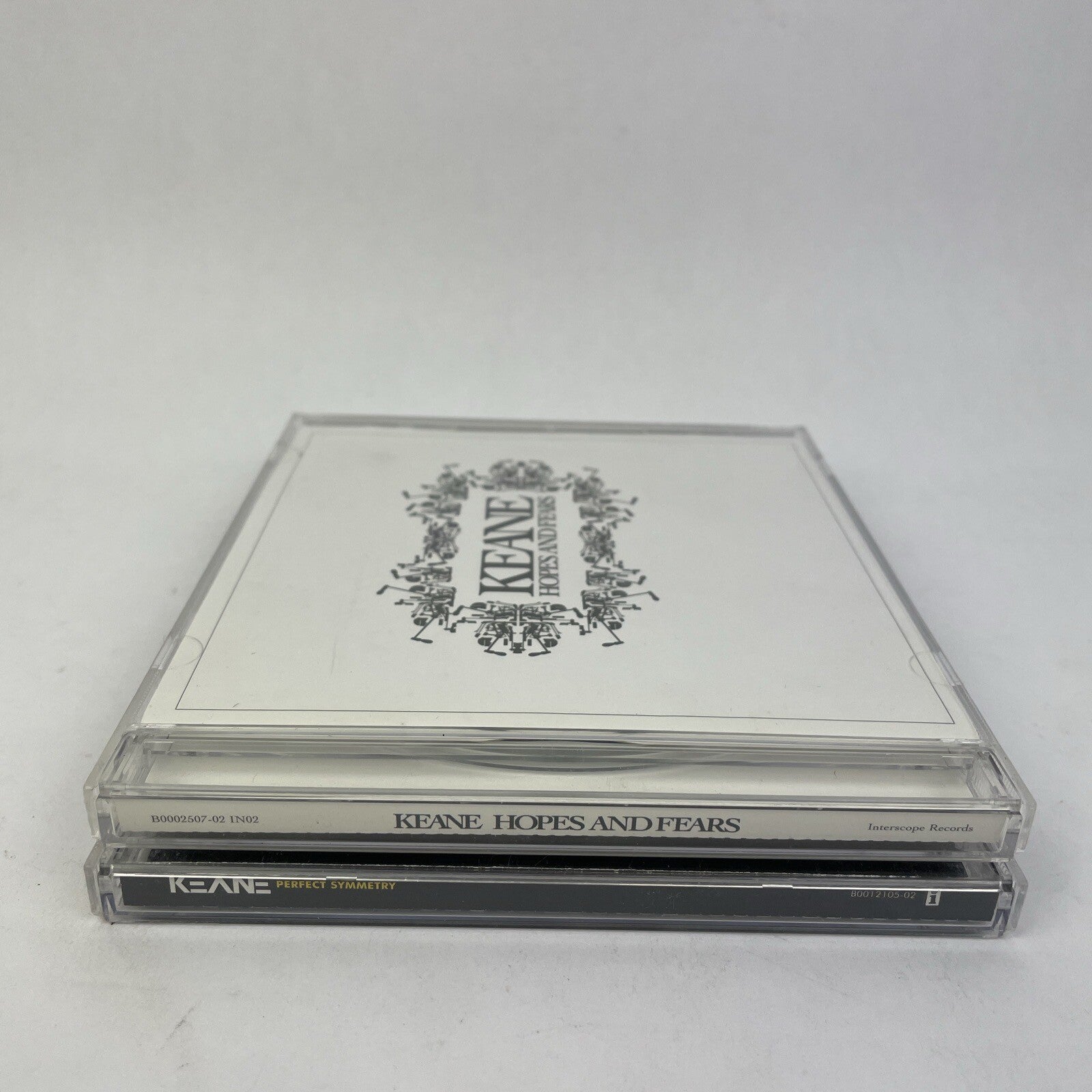 2 x Keane Digital Audio CD Lot - Hopes And Fears 2004 & Perfect Symmetry 2008 JK