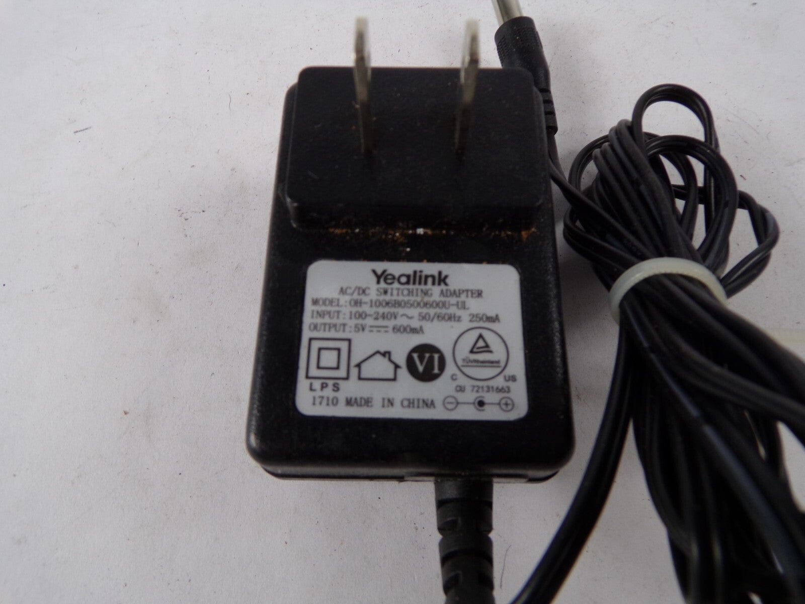 Genuine Yealink OH-1006B0 Ac Adapter Output 5 V 600mA Power Supply Adapter A55