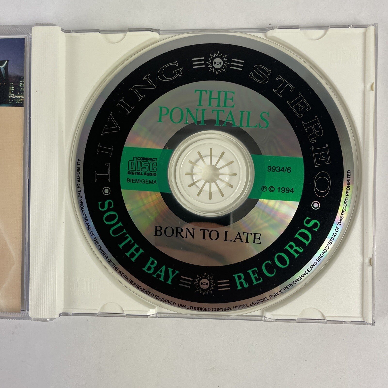 The Poni-Tails - Born Too Late CD Japanese Import    #17