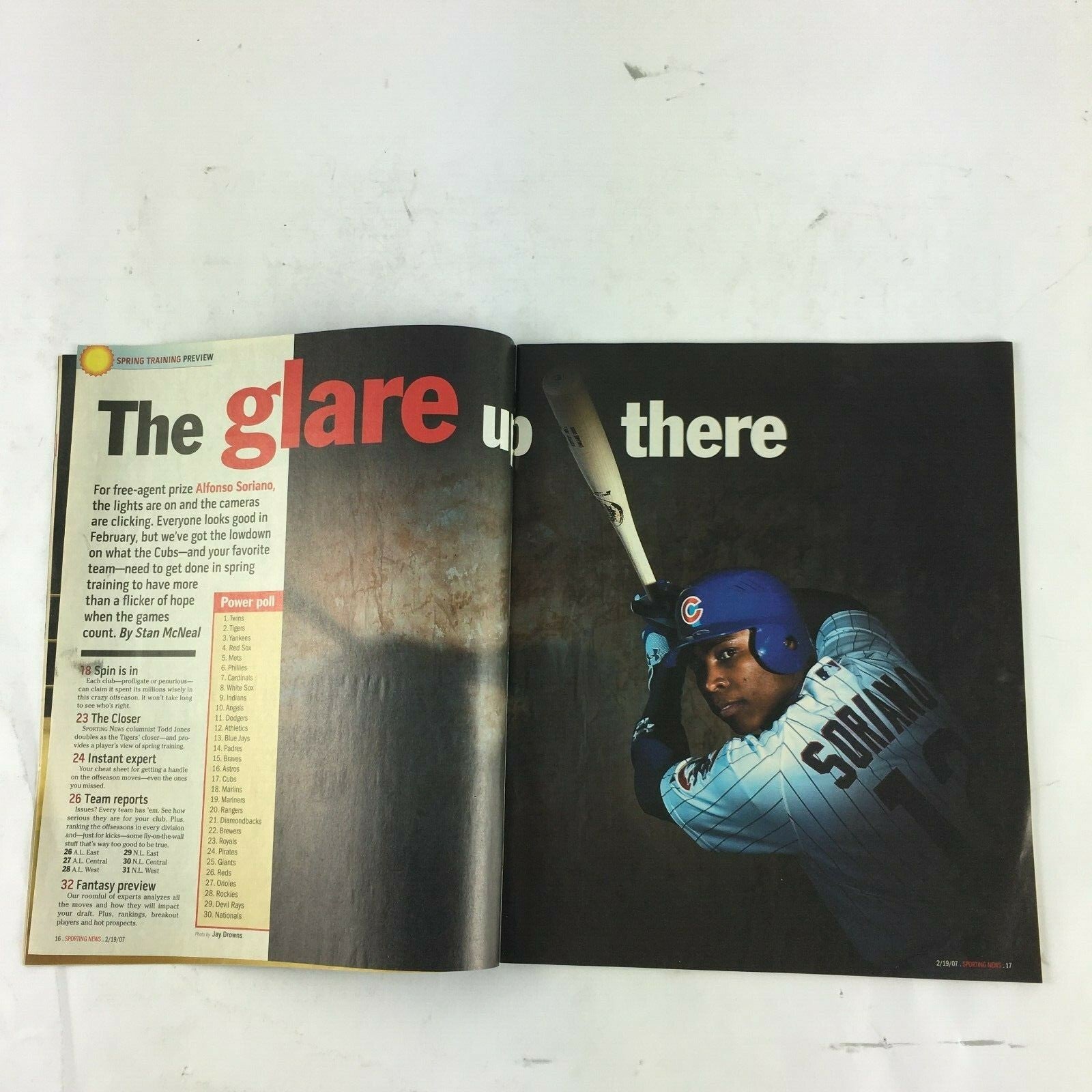 February 2007 SportingNews Magazine Dude Where's My Team? Spring Training