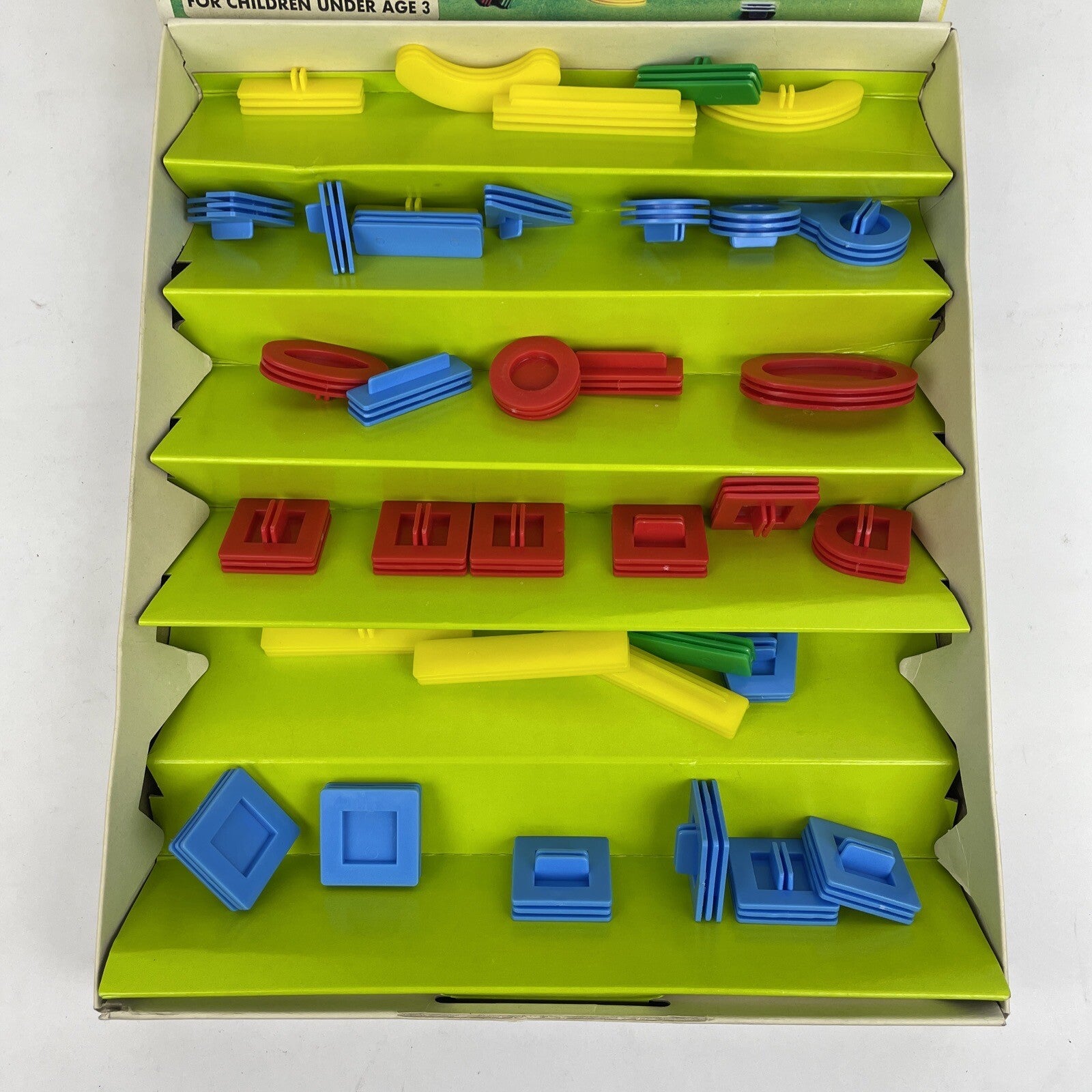 Konner Bros. Double Track SHAPEES 3-D Construction Toy - 35 pieces - Ages 3-5