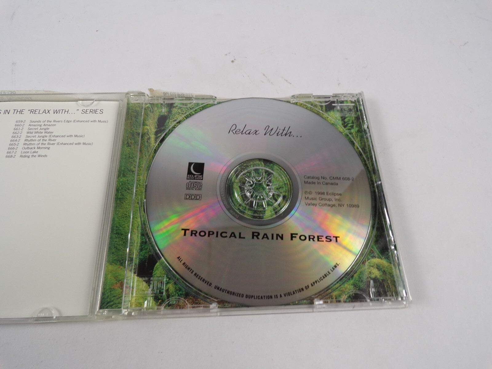 Tropical Rain Forest Enjoy the Relaxing Sounds of the Tropical Rain Forest CD#61