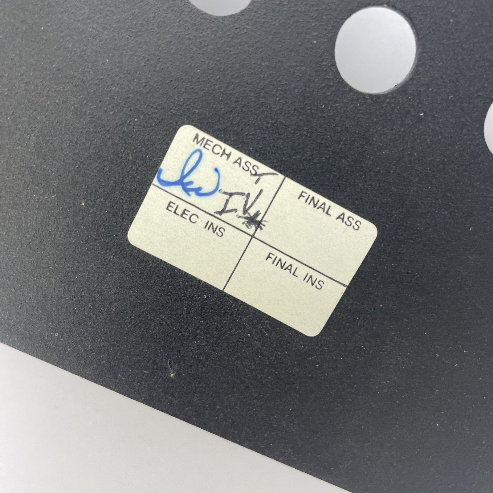 MXR Innovations Delay System II Model 151 Rear faceplate 1980’s Black NOS