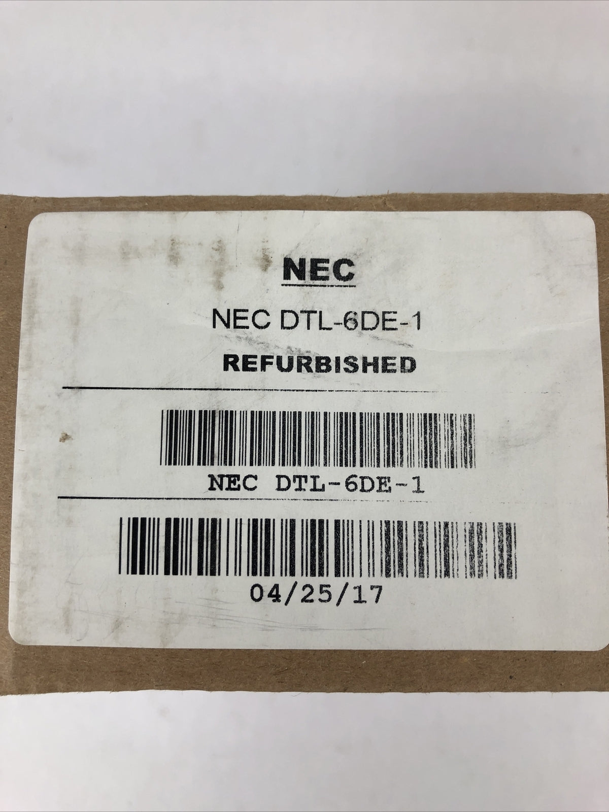 NEC DTL-6DE-1 BK TEL DT300 Phone DLE(6D)Z-(BK) Black Refurbished - Free Shipping