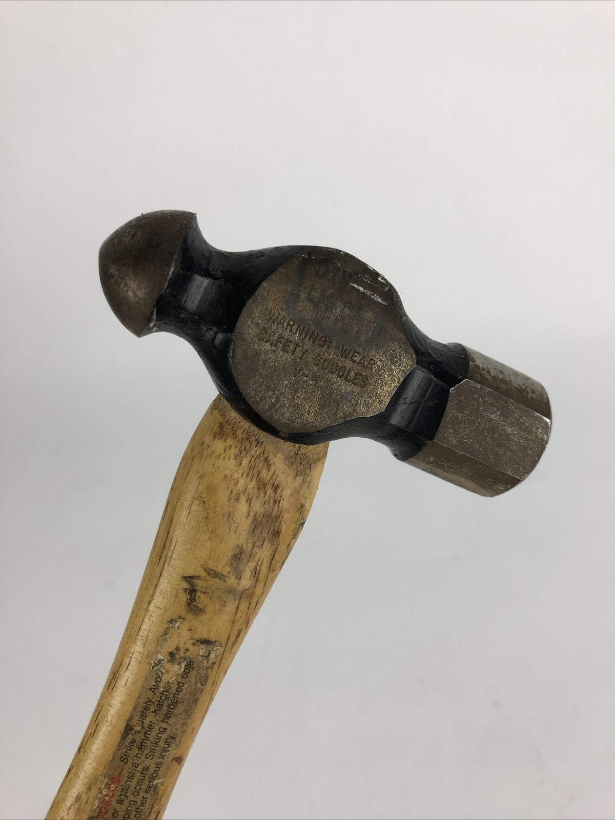 LOOK LOOK Tools 8oz Ball Peen Hamer Wood Handle BP 8B 8oz. VGC.
