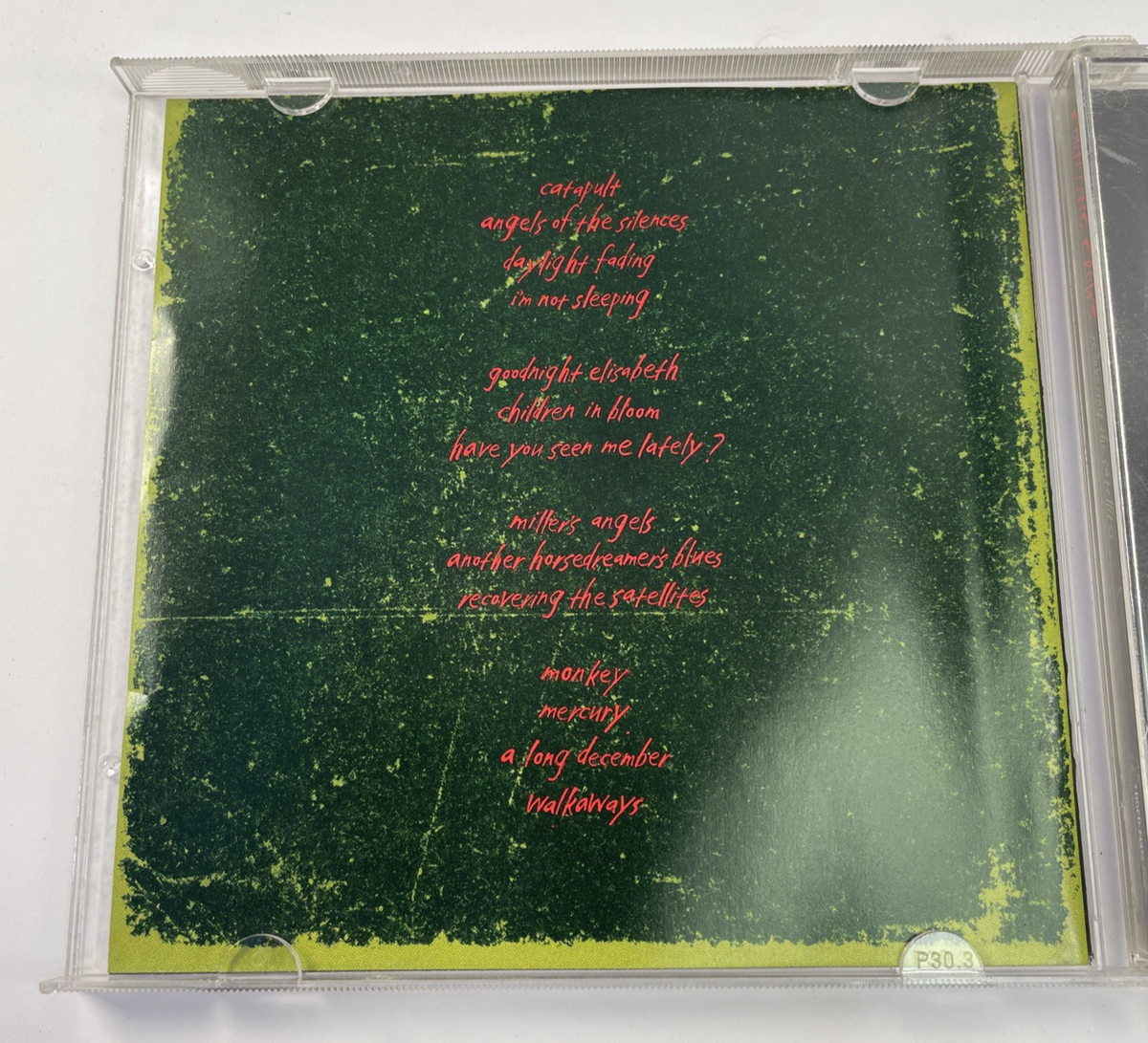 Counting Crows : Recovering the Satellites Digital Audio CD 1996 Geffen Records