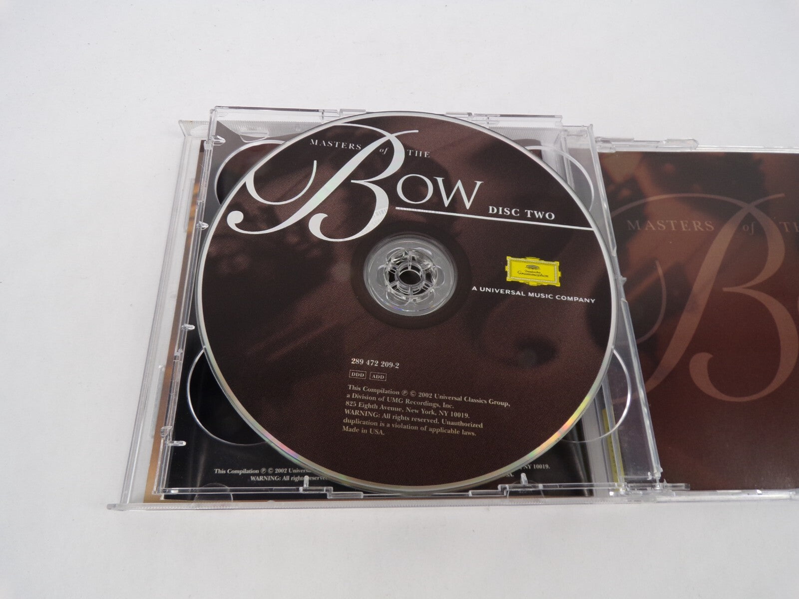 Masters of The Bow Salvatore Accardo Joshua Bell Arthur Grumiaux GilShaham CD#63