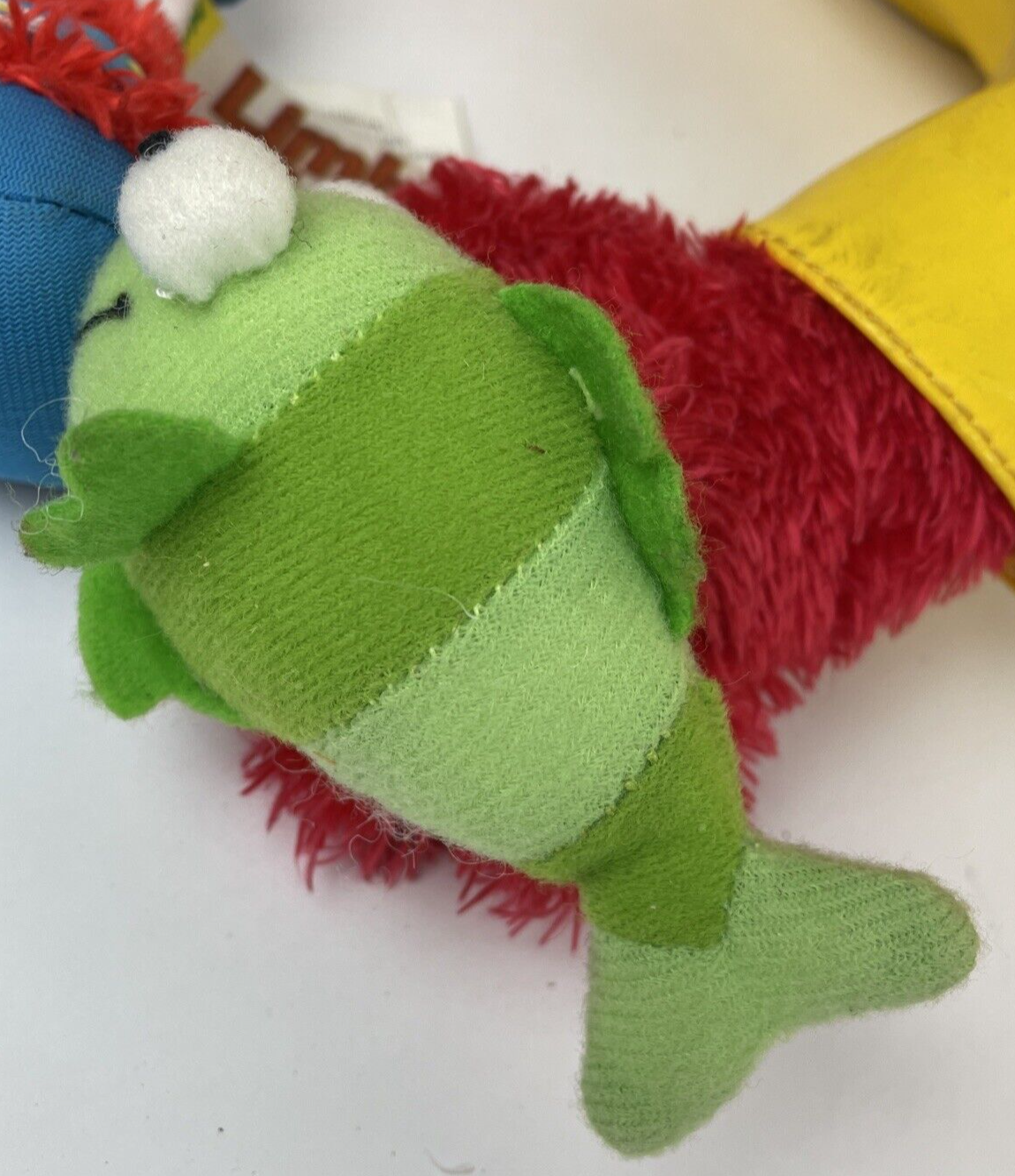 Lot of 3 1999 03 07 Sesame Street Elmo Plush 15"  Stuffed Animal Toy LOOK Fish