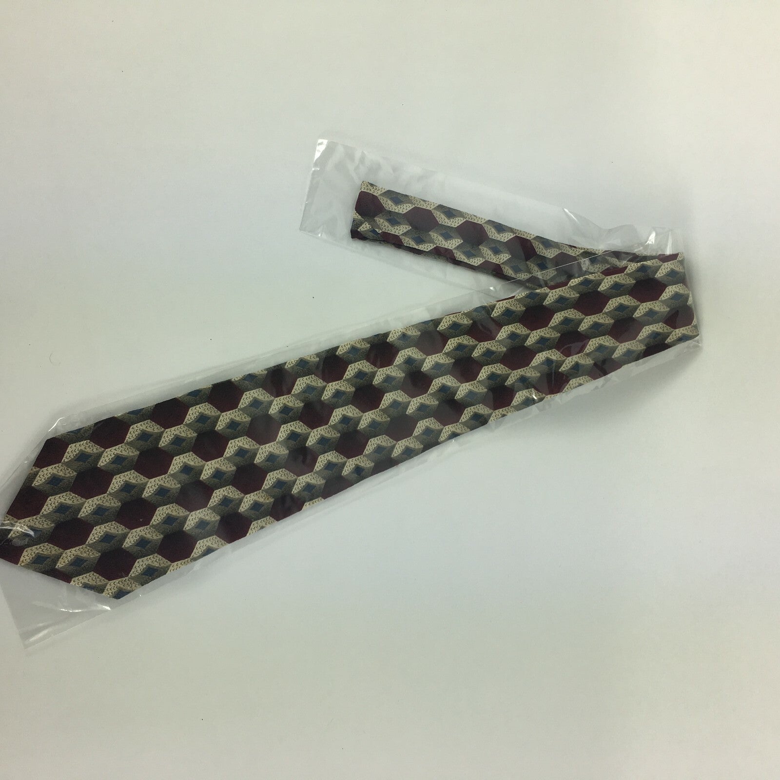 Genuine Ruffini 100% Silk Handmade Stylish Formal/Casual Tie Multi Coloured