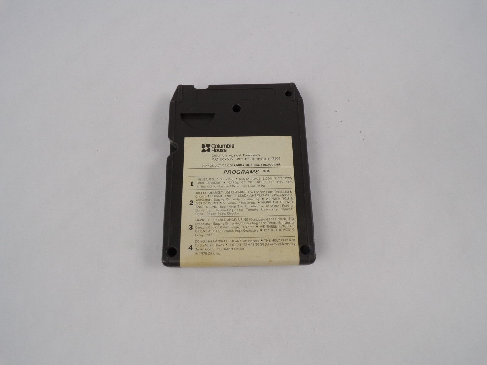 Home For Christmas Silver Bells The Holy City Stereo Tape Cartridge