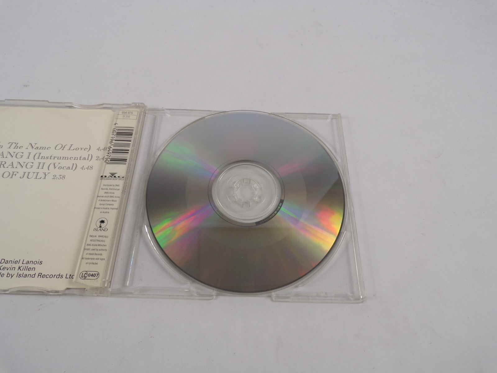 U2 Pride In The Name Of Love Boomerang 1 Boomerang 11. 4th Of July Pride CD#2
