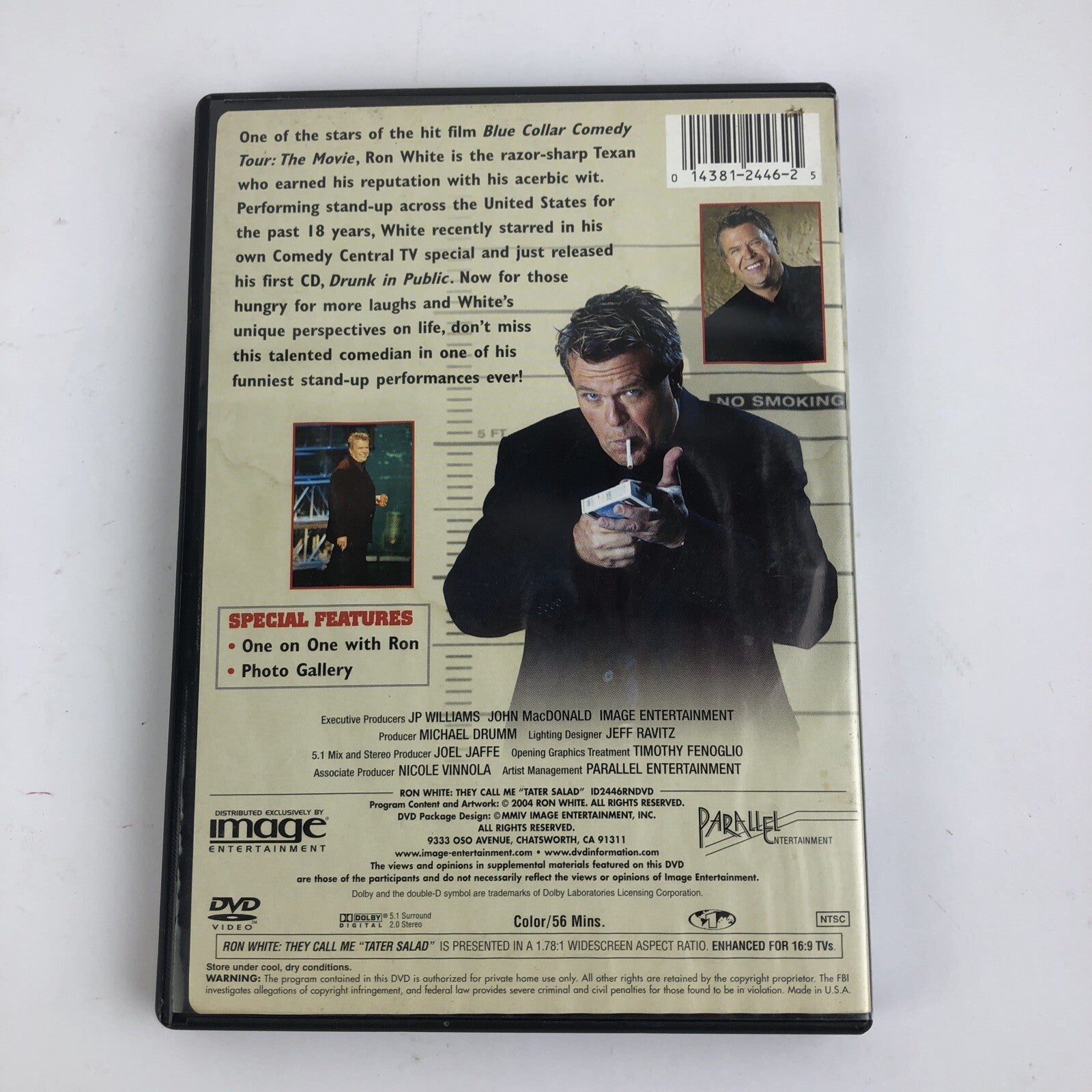 Ron White - They Call Me Tater Salad DVD - Mint Disc Guaranteed