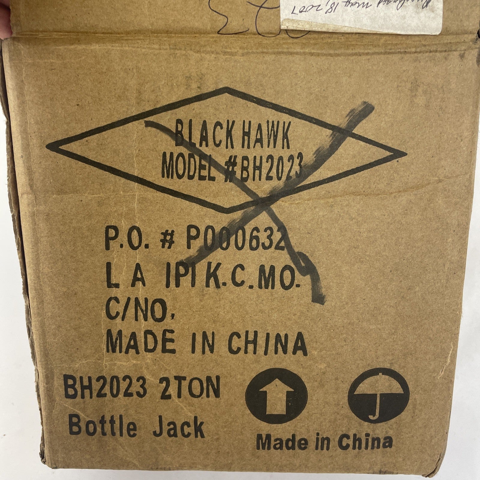 BLACKHAWK BH202 2-Ton Hydraulic Bottle Jack – Professional Automotive Repair Lif