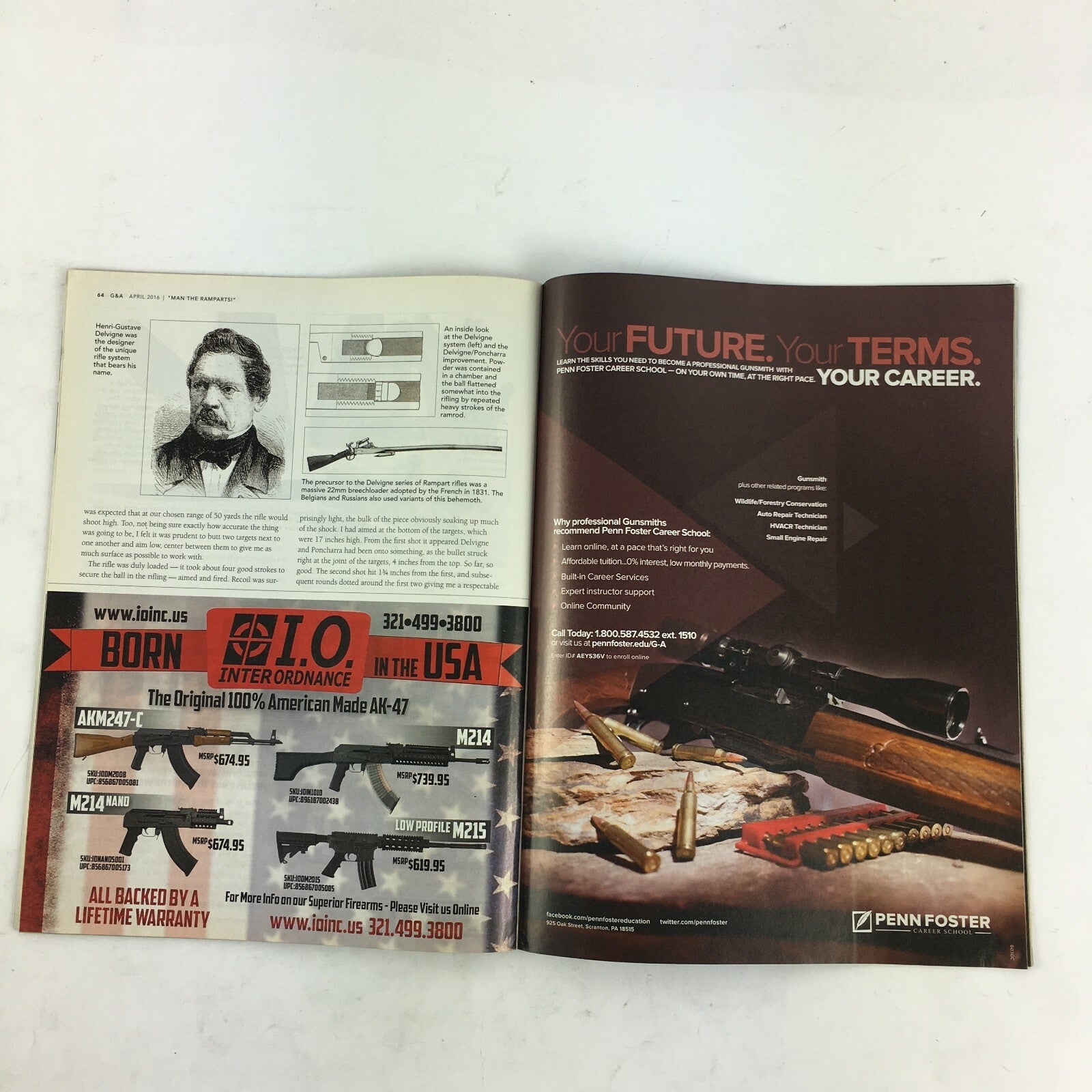 April 2016 Guns & Ammo Magazine Phd Doublestar Dana Loesch Patrick Sweeney Garry