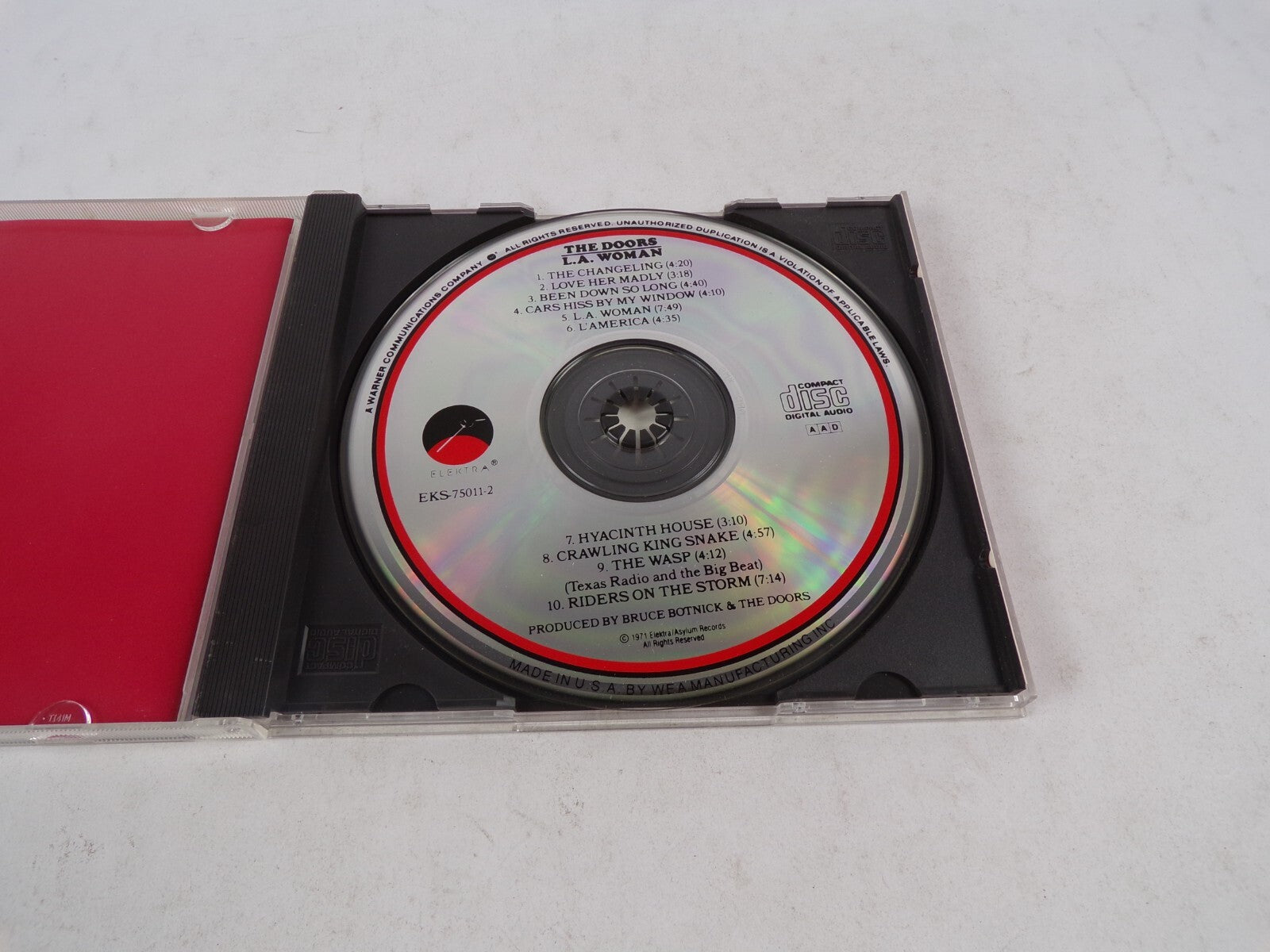 Doors L.A.Woman The Changeling Love Her Madly Been Down So Long Cars Hiss CD#22