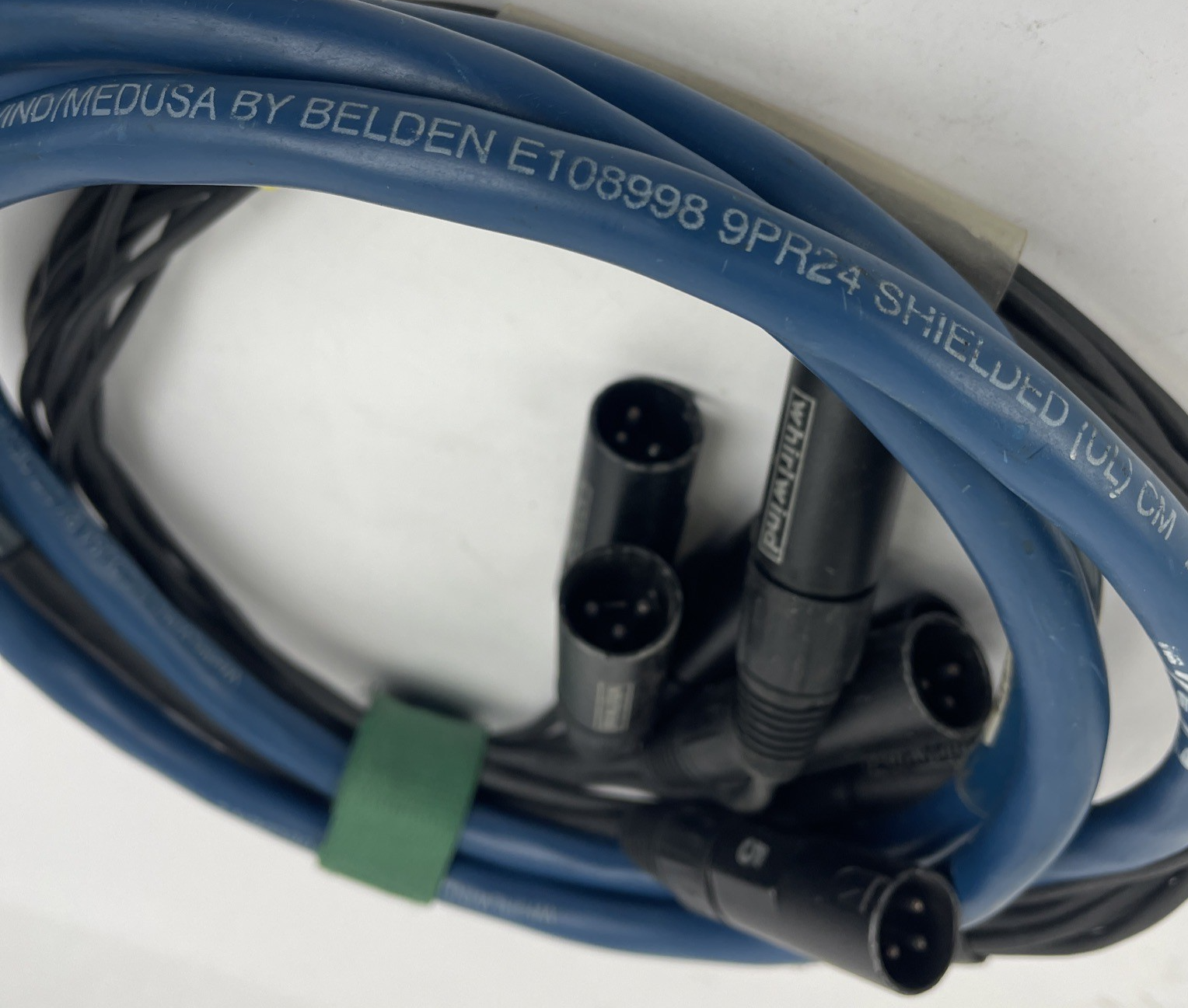 Male 25 Pin AES EBU to 8 x WHIRLWIND XLR Male 3 Pin Breakout Snake Cable 12'